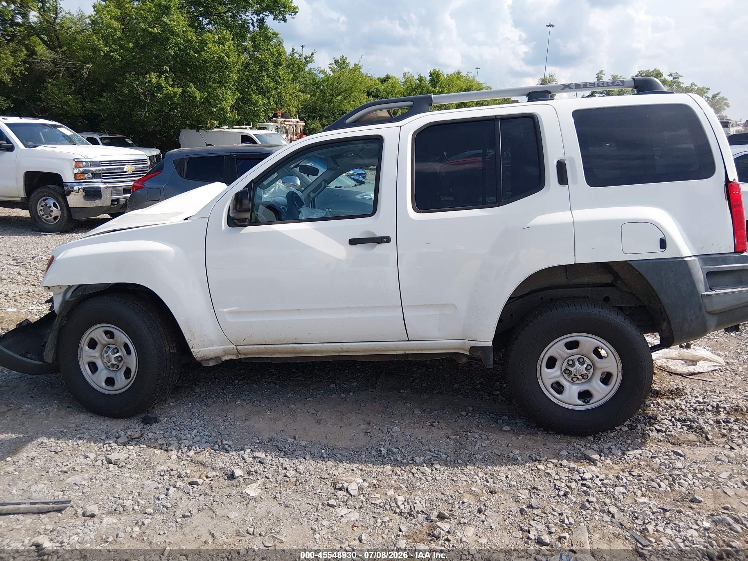 2014 Nissan Xterra S/x Белый vin: 5N1AN0NU9EN809018