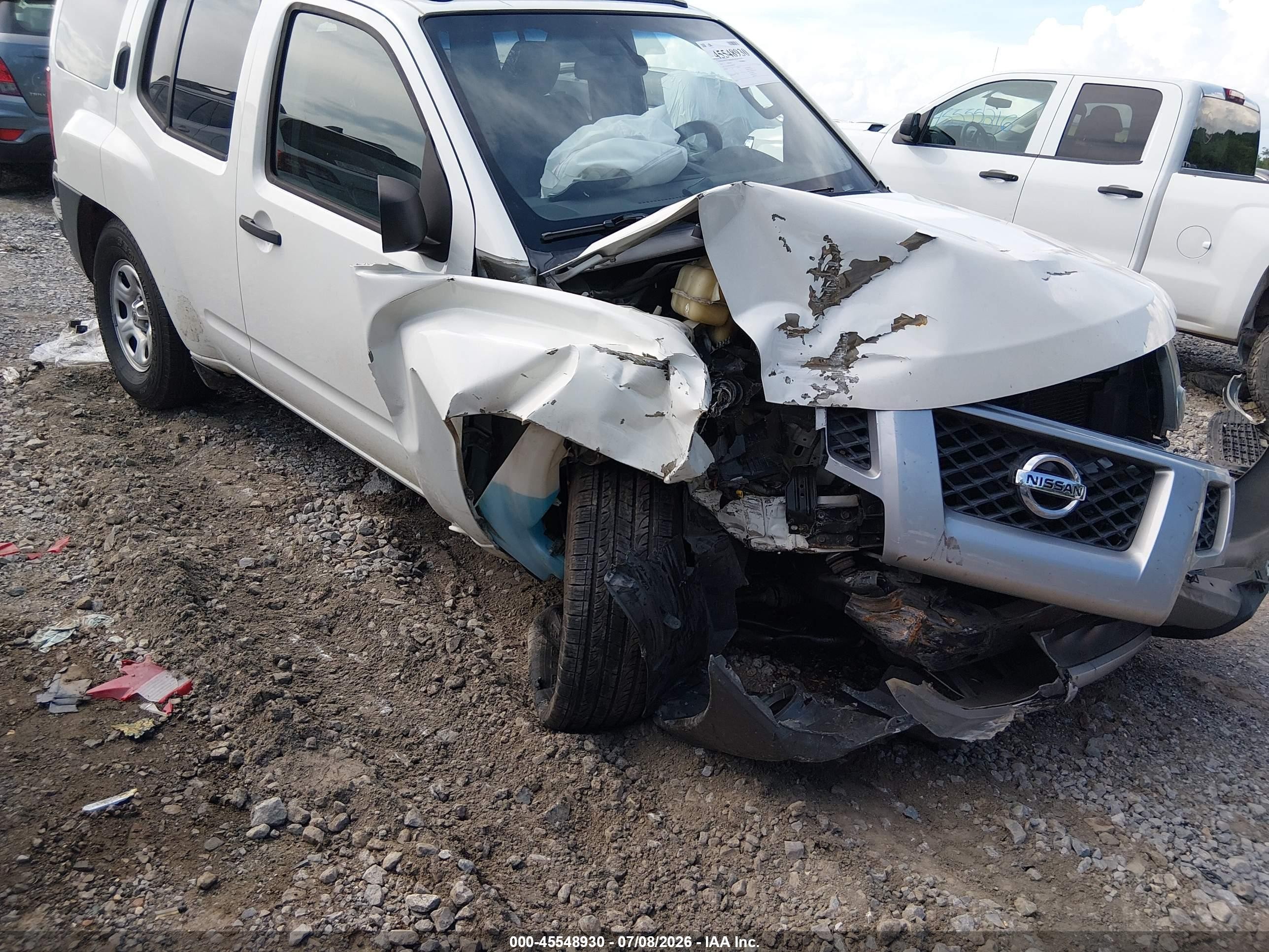 2014 Nissan Xterra S/x Белый vin: 5N1AN0NU9EN809018