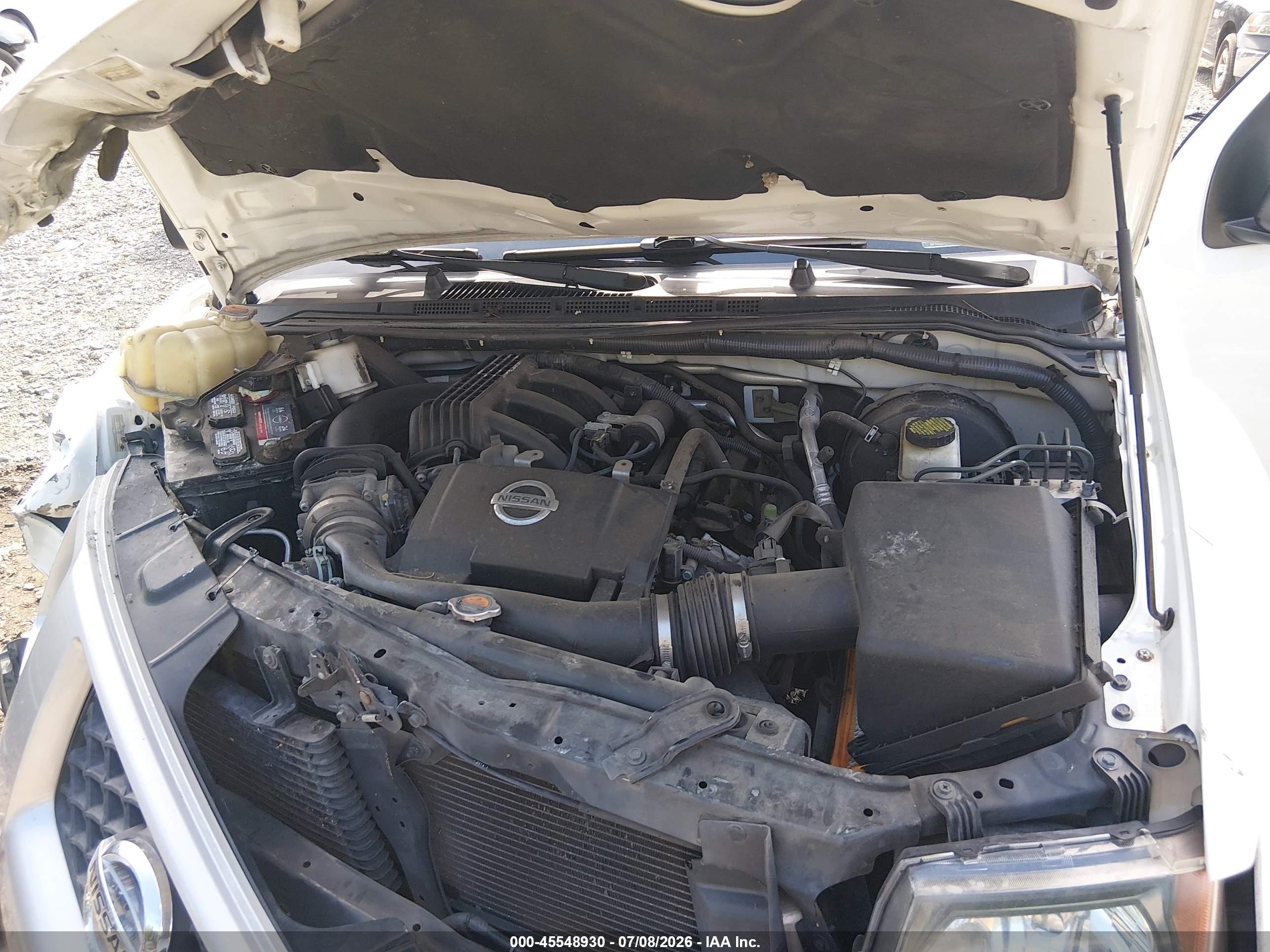 2014 Nissan Xterra S/x Белый vin: 5N1AN0NU9EN809018