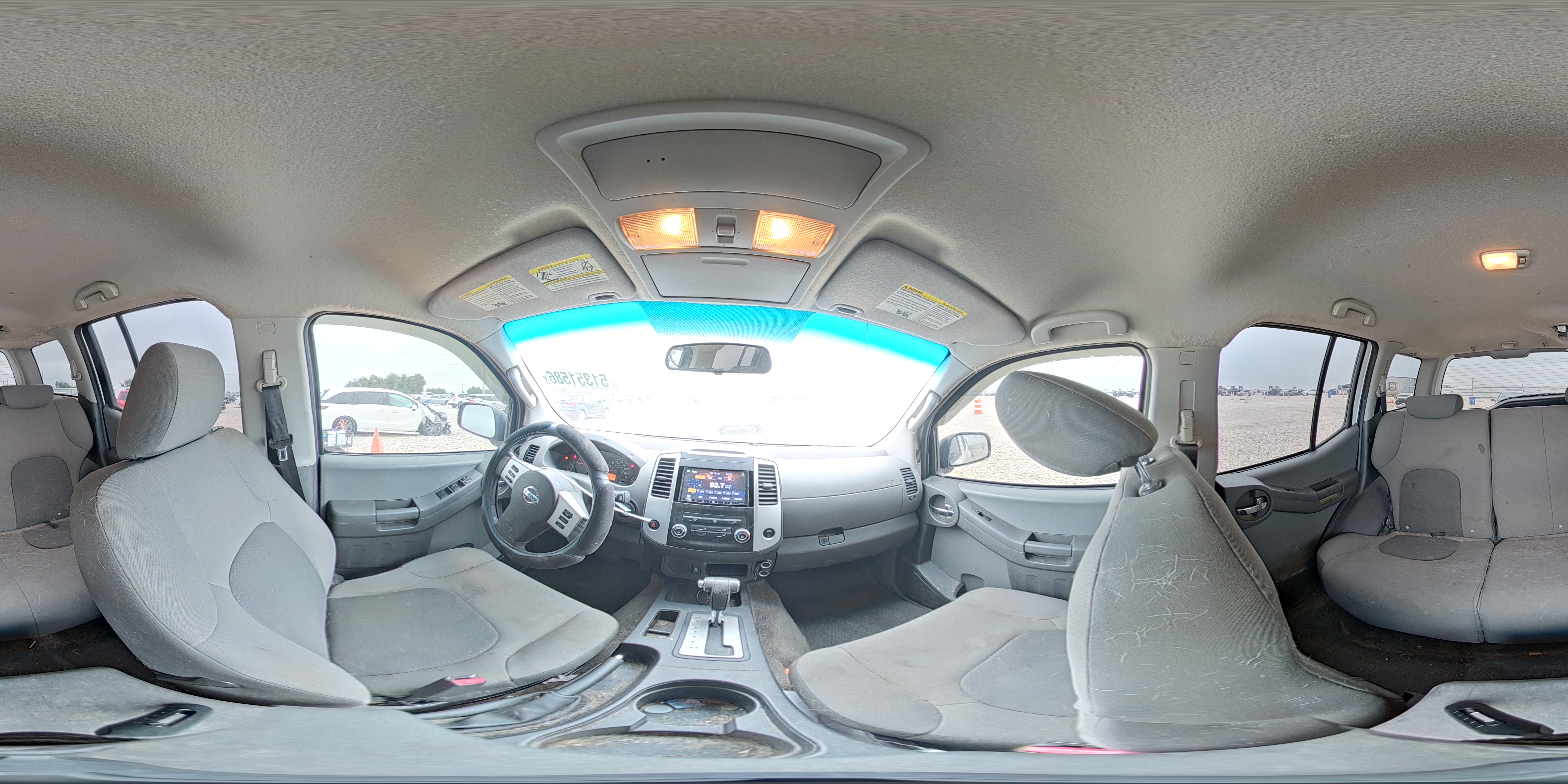 2015 Nissan Xterra S White vin: 5N1AN0NU9FN660918