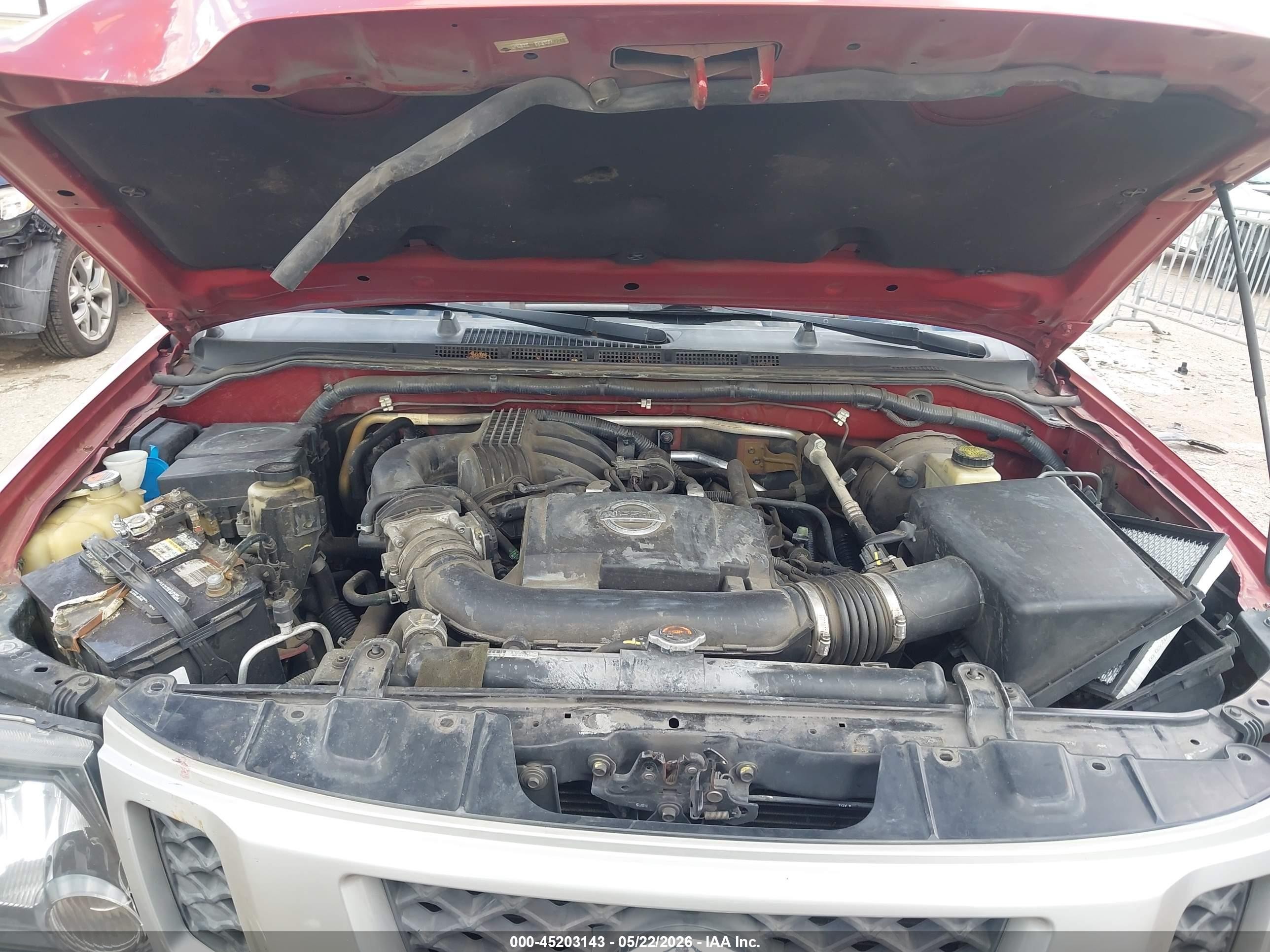 2015 Nissan Xterra S Red vin: 5N1AN0NU9FN667240