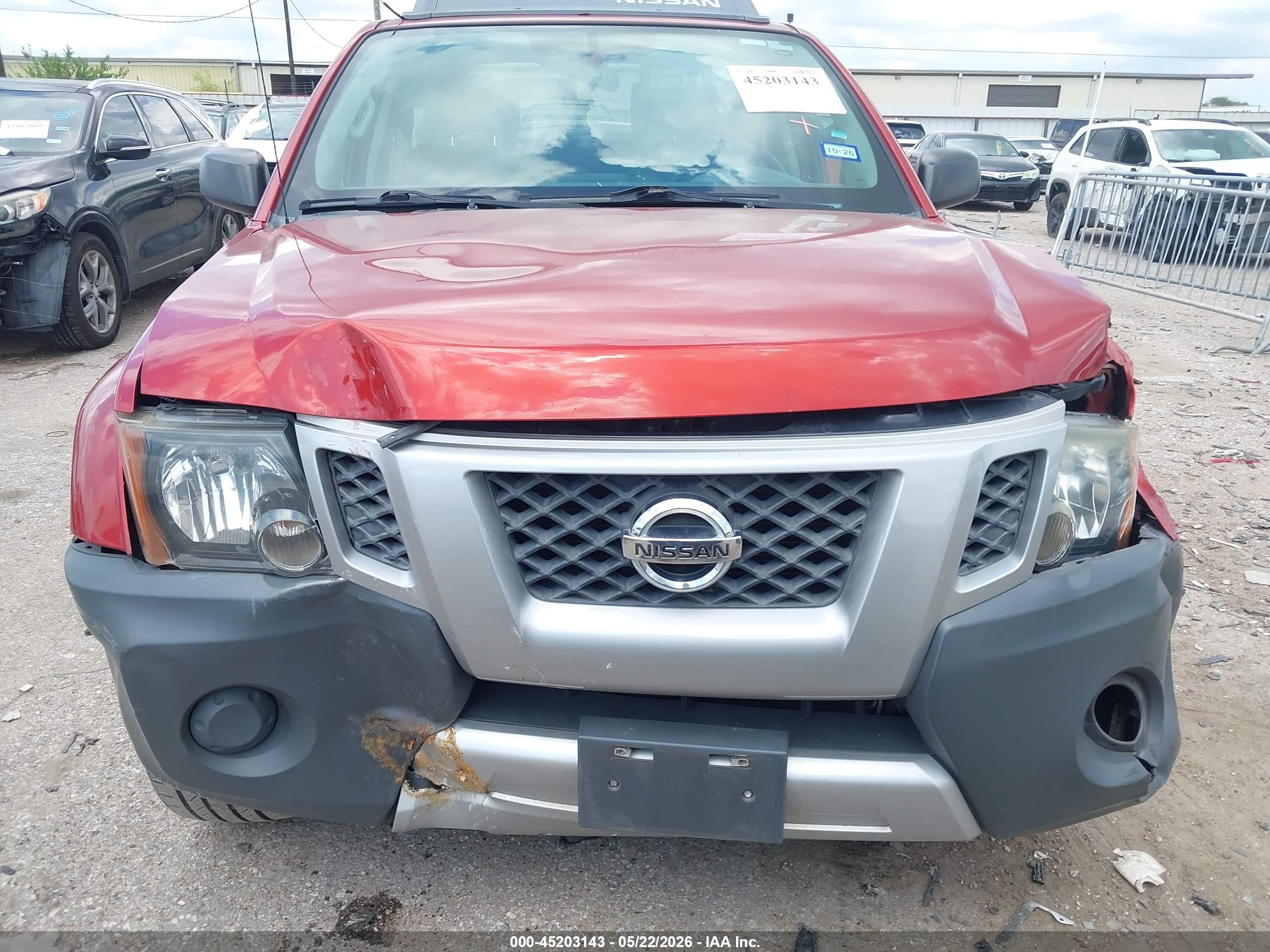 2015 Nissan Xterra S Red vin: 5N1AN0NU9FN667240