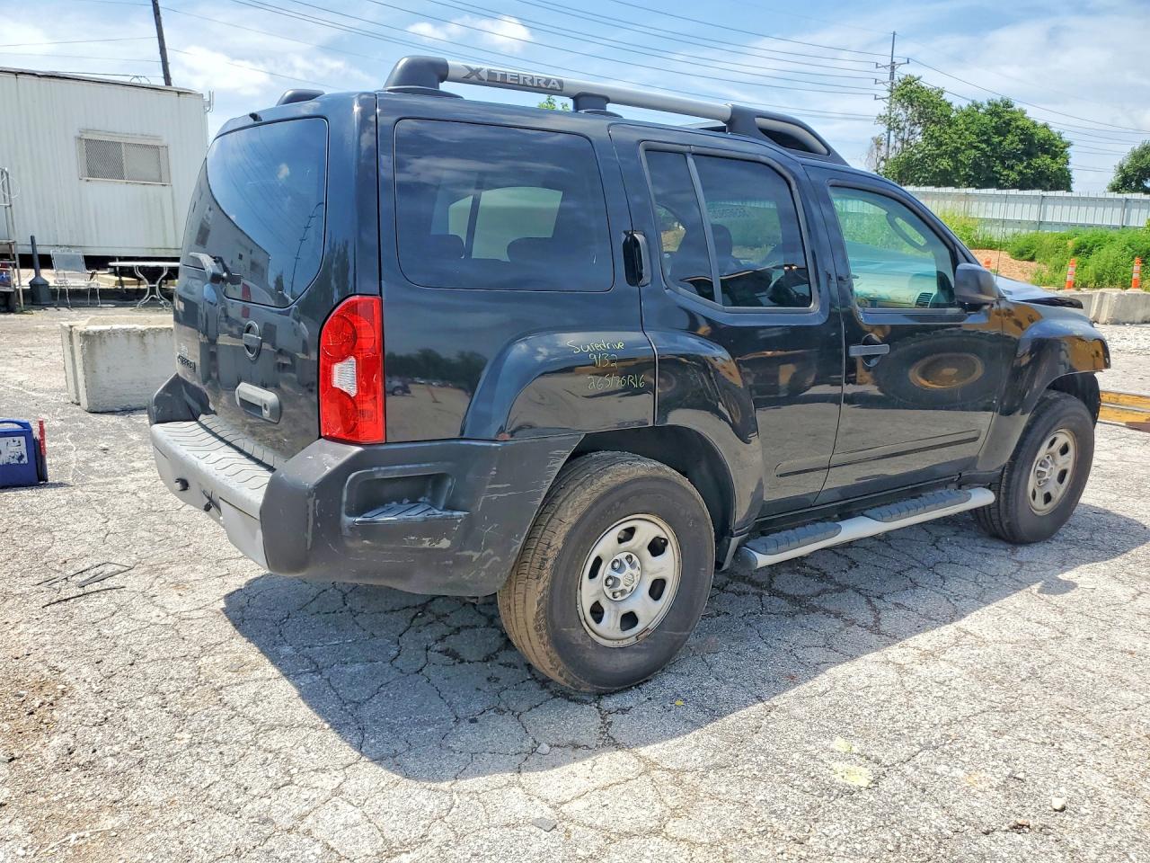 2010 Nissan Xterra X Black vin: 5N1AN0NUXAC510773
