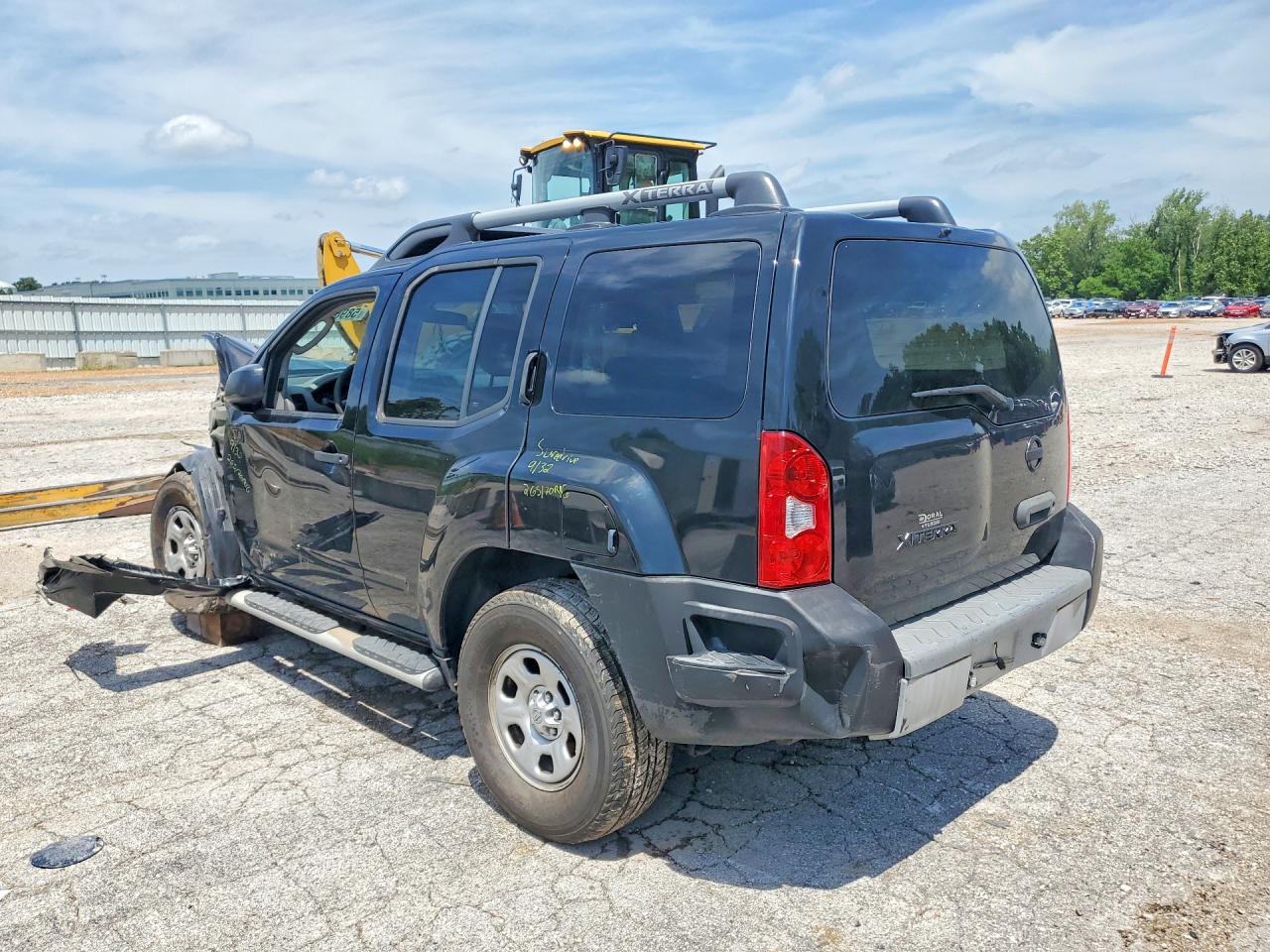 2010 Nissan Xterra X Black vin: 5N1AN0NUXAC510773