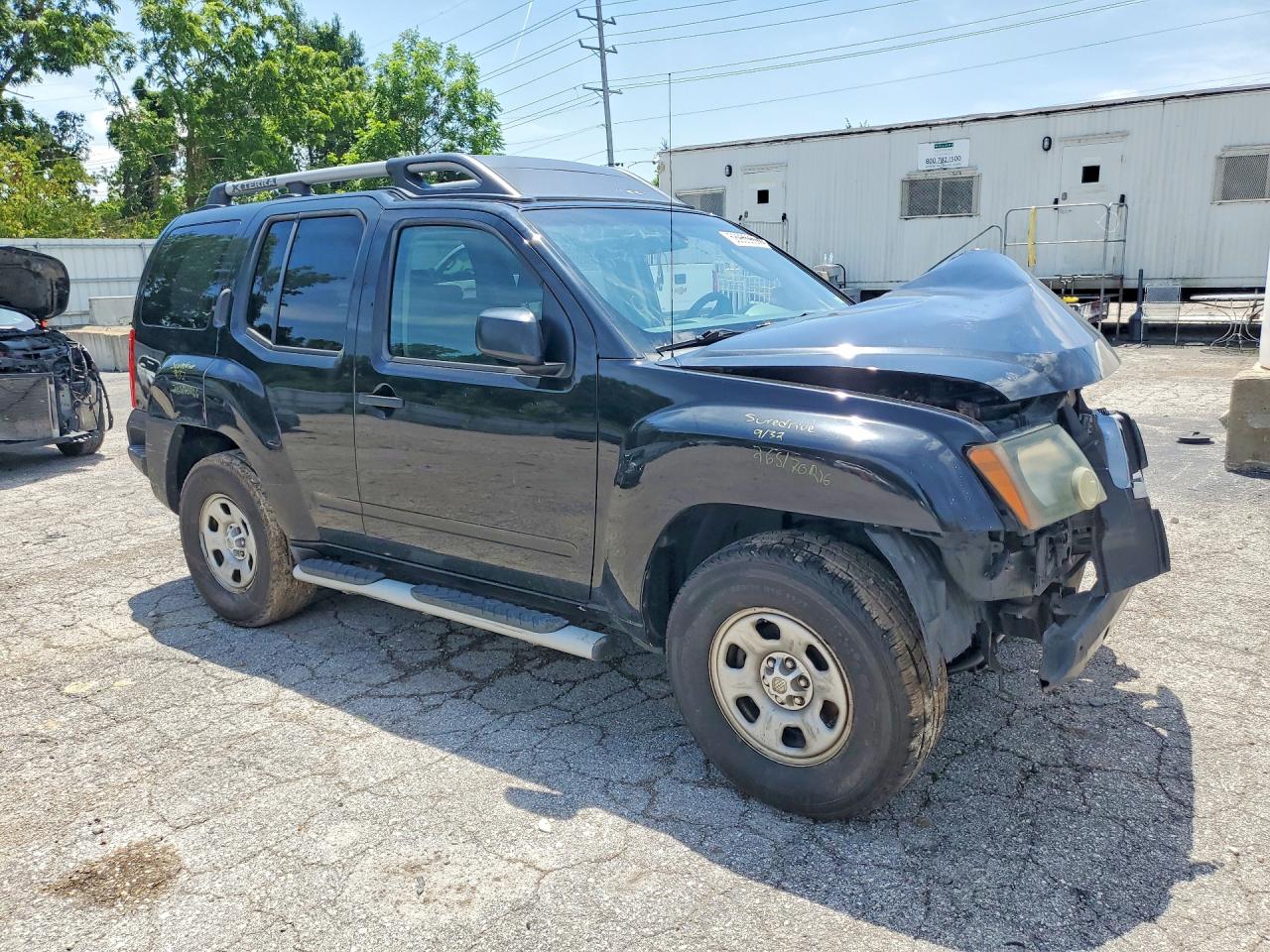 2010 Nissan Xterra X Black vin: 5N1AN0NUXAC510773