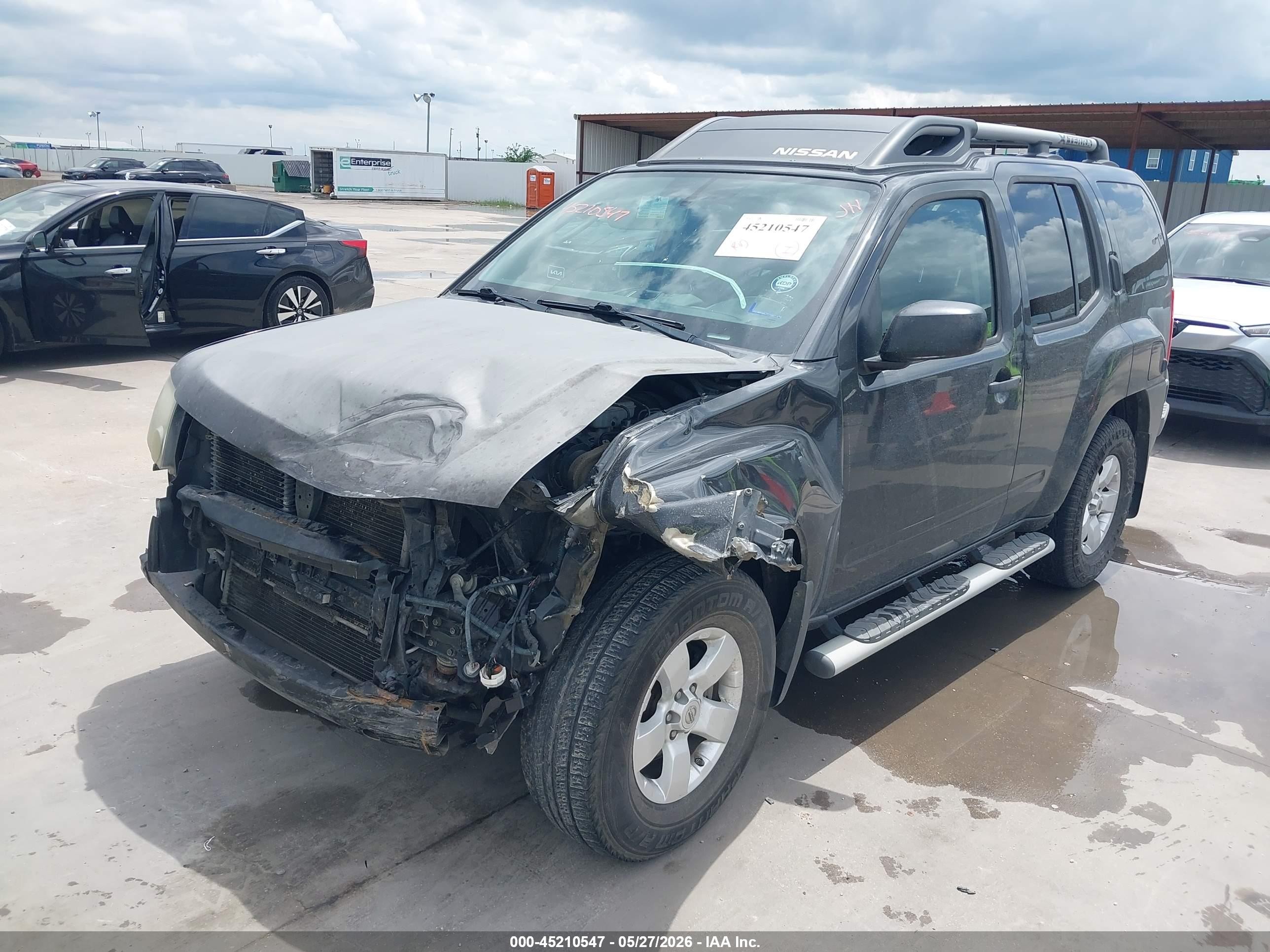 2010 Nissan Xterra S Gray vin: 5N1AN0NUXAC525208