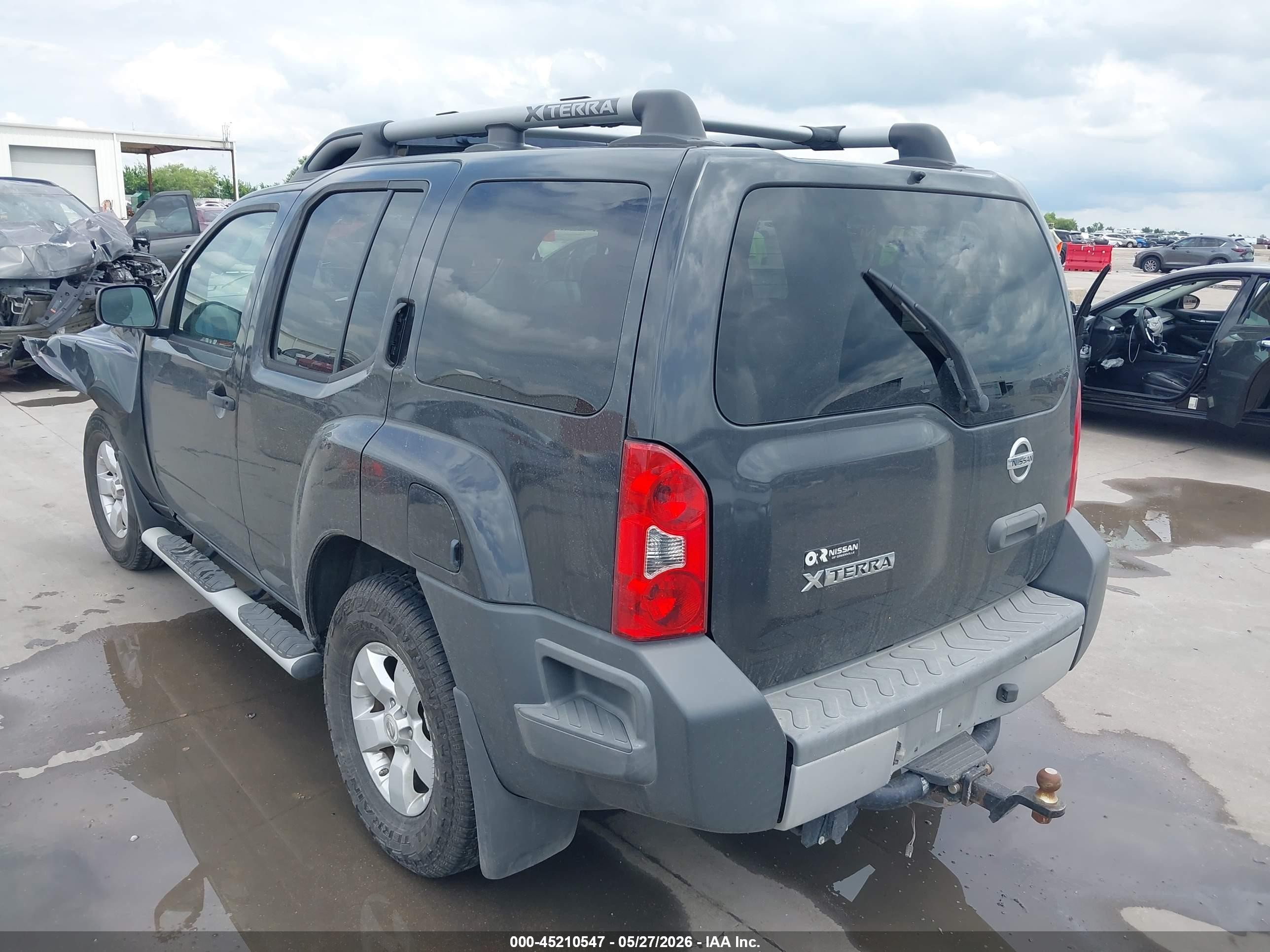 2010 Nissan Xterra S Gray vin: 5N1AN0NUXAC525208