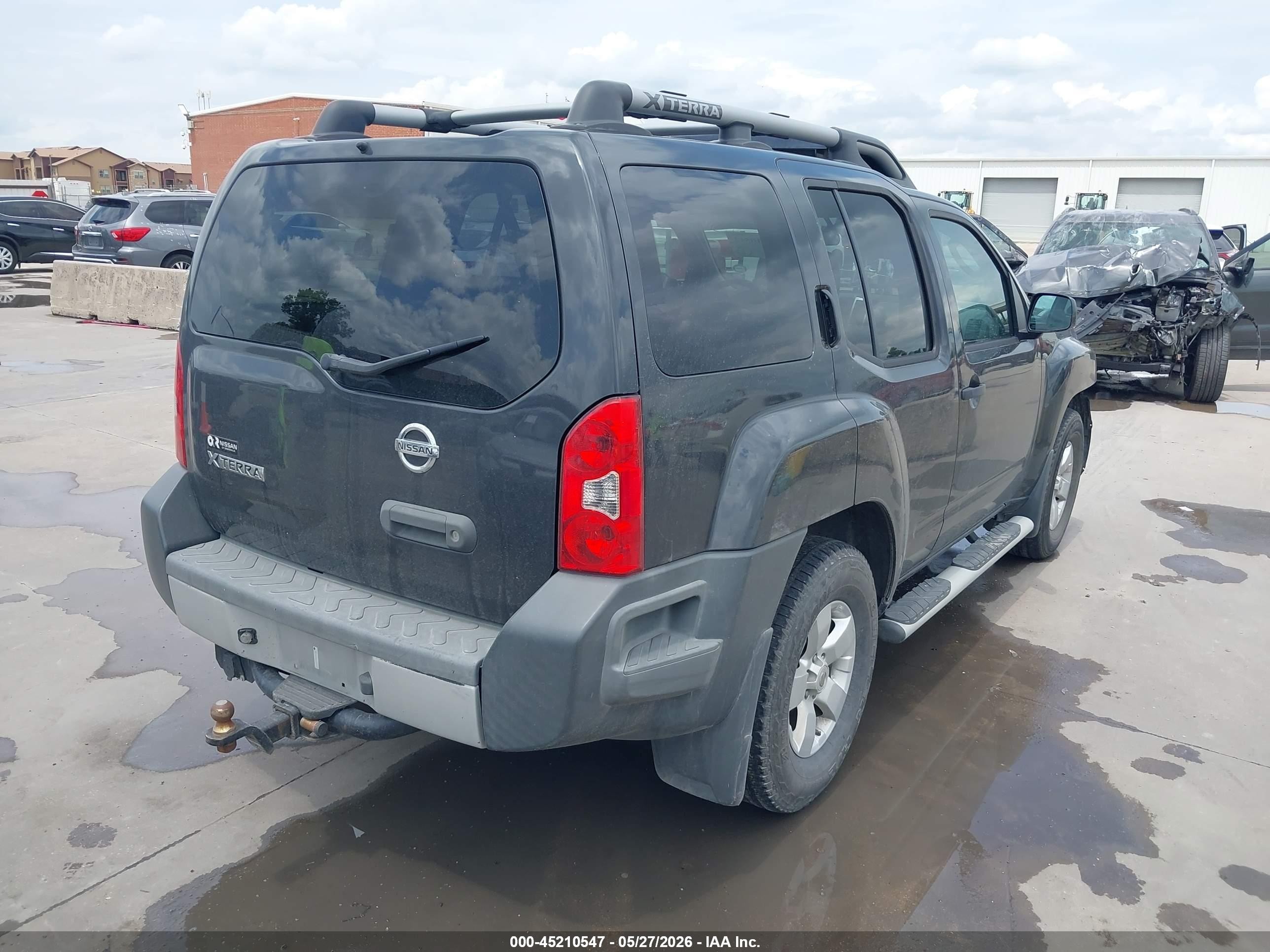 2010 Nissan Xterra S Gray vin: 5N1AN0NUXAC525208