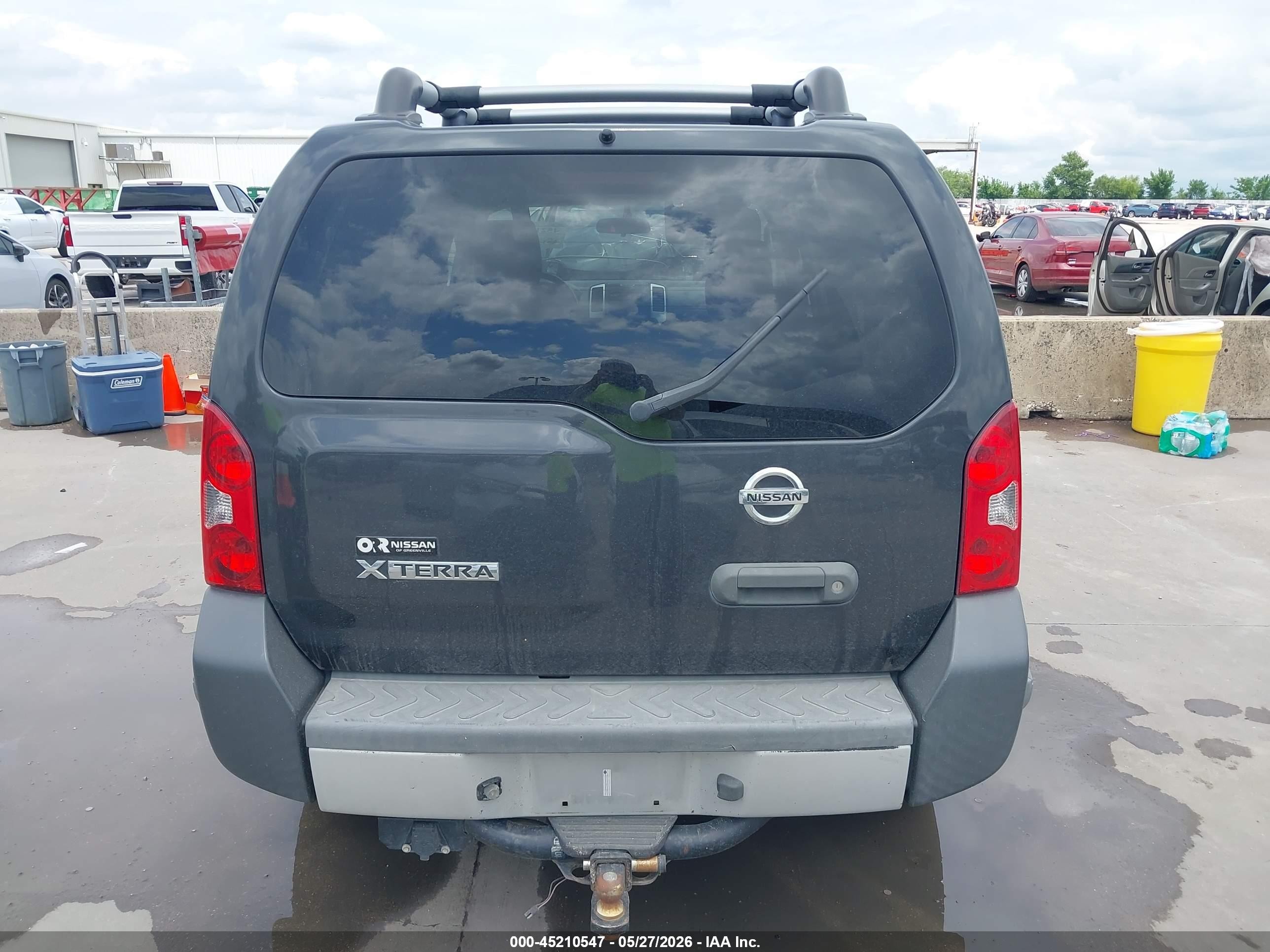 2010 Nissan Xterra S Gray vin: 5N1AN0NUXAC525208