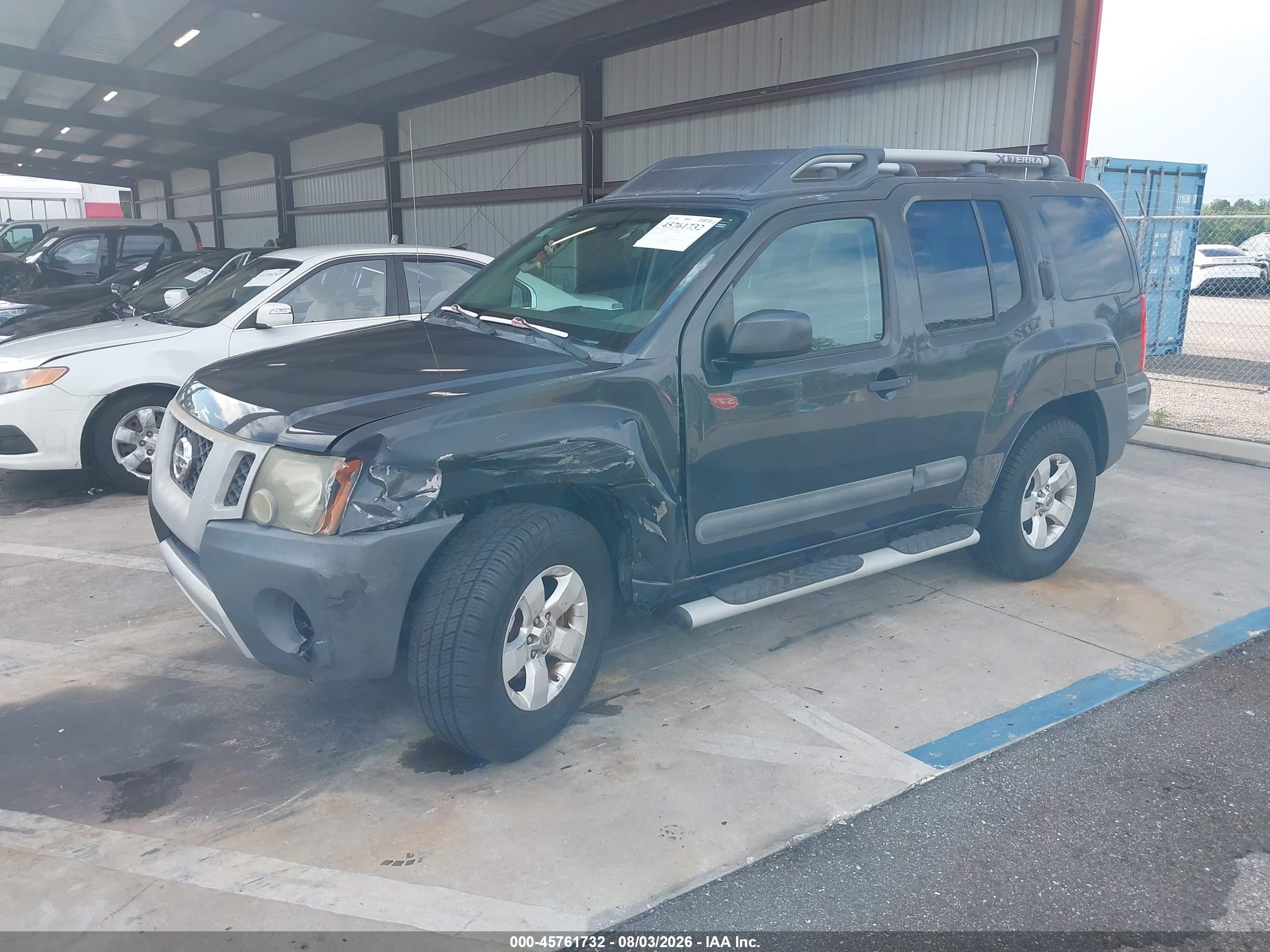 2011 Nissan Xterra S Gray vin: 5N1AN0NUXBC510001