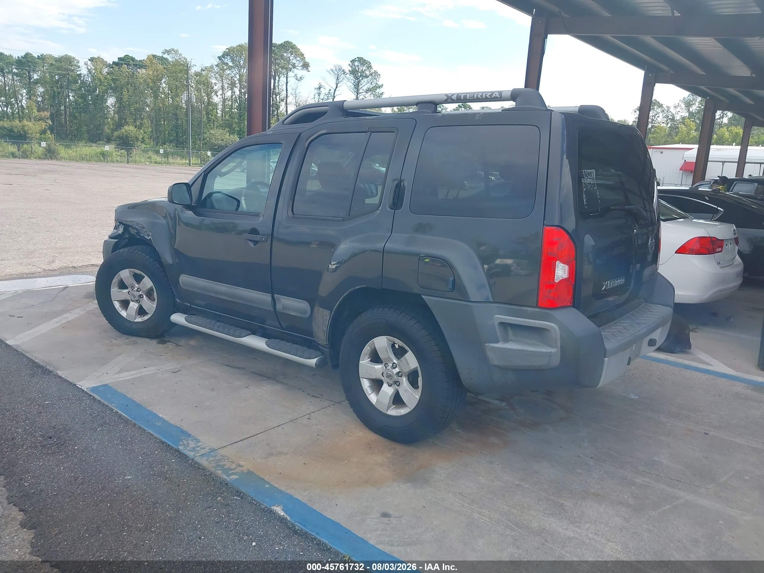 2011 Nissan Xterra S Gray vin: 5N1AN0NUXBC510001