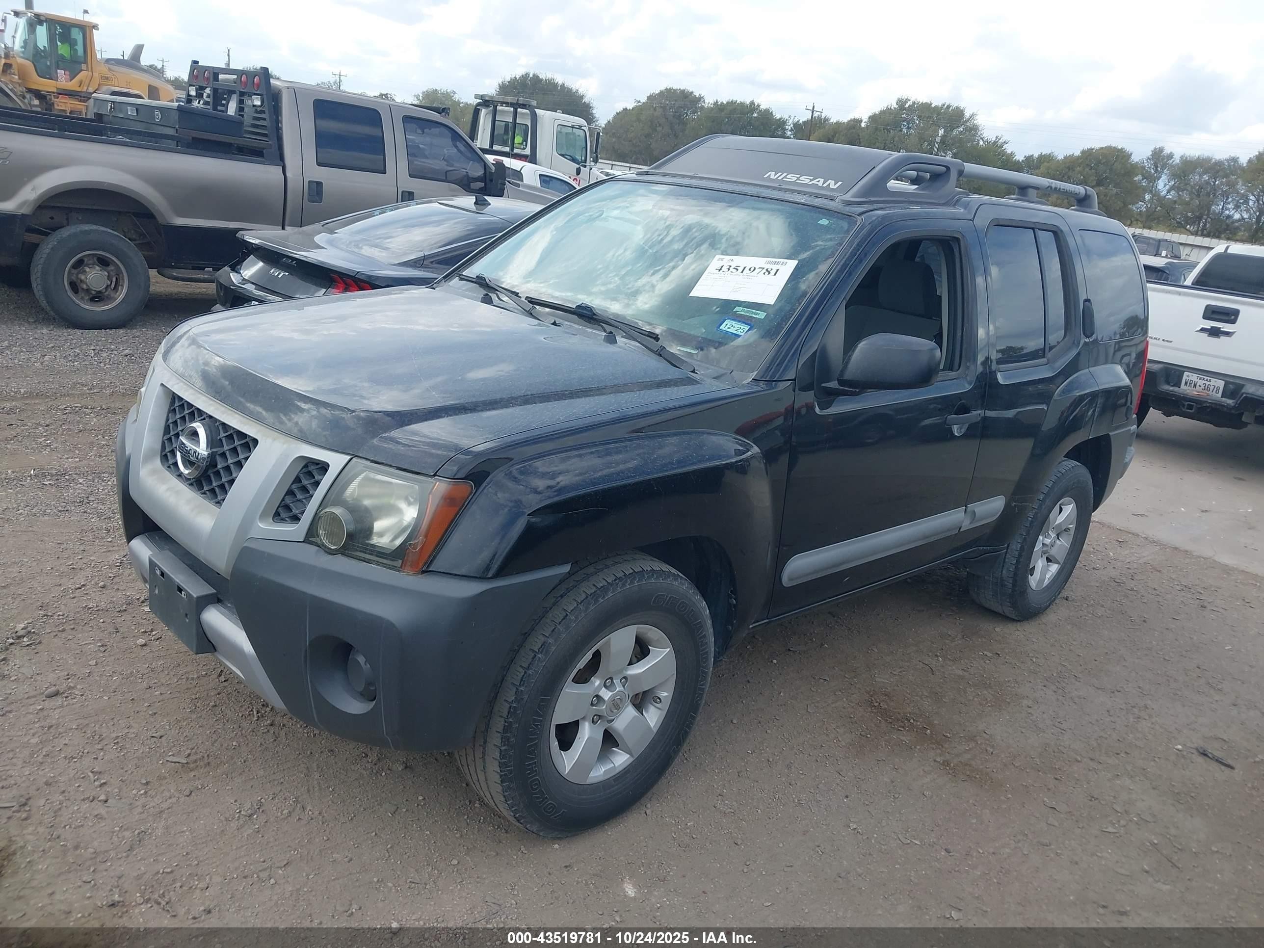 2011 Nissan Xterra S Черный vin: 5N1AN0NUXBC517000