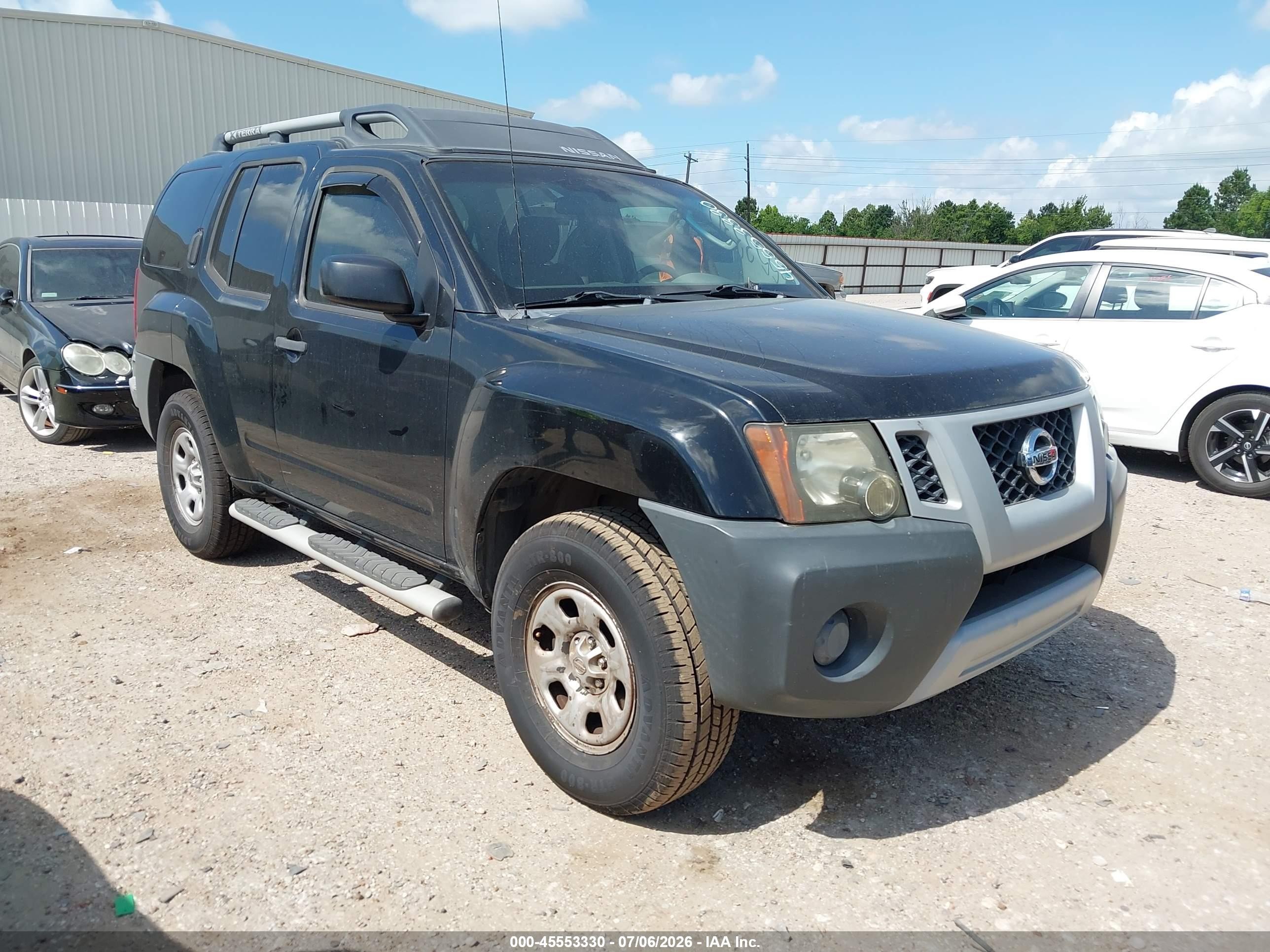 2011 Nissan Xterra X Black vin: 5N1AN0NUXBC523704