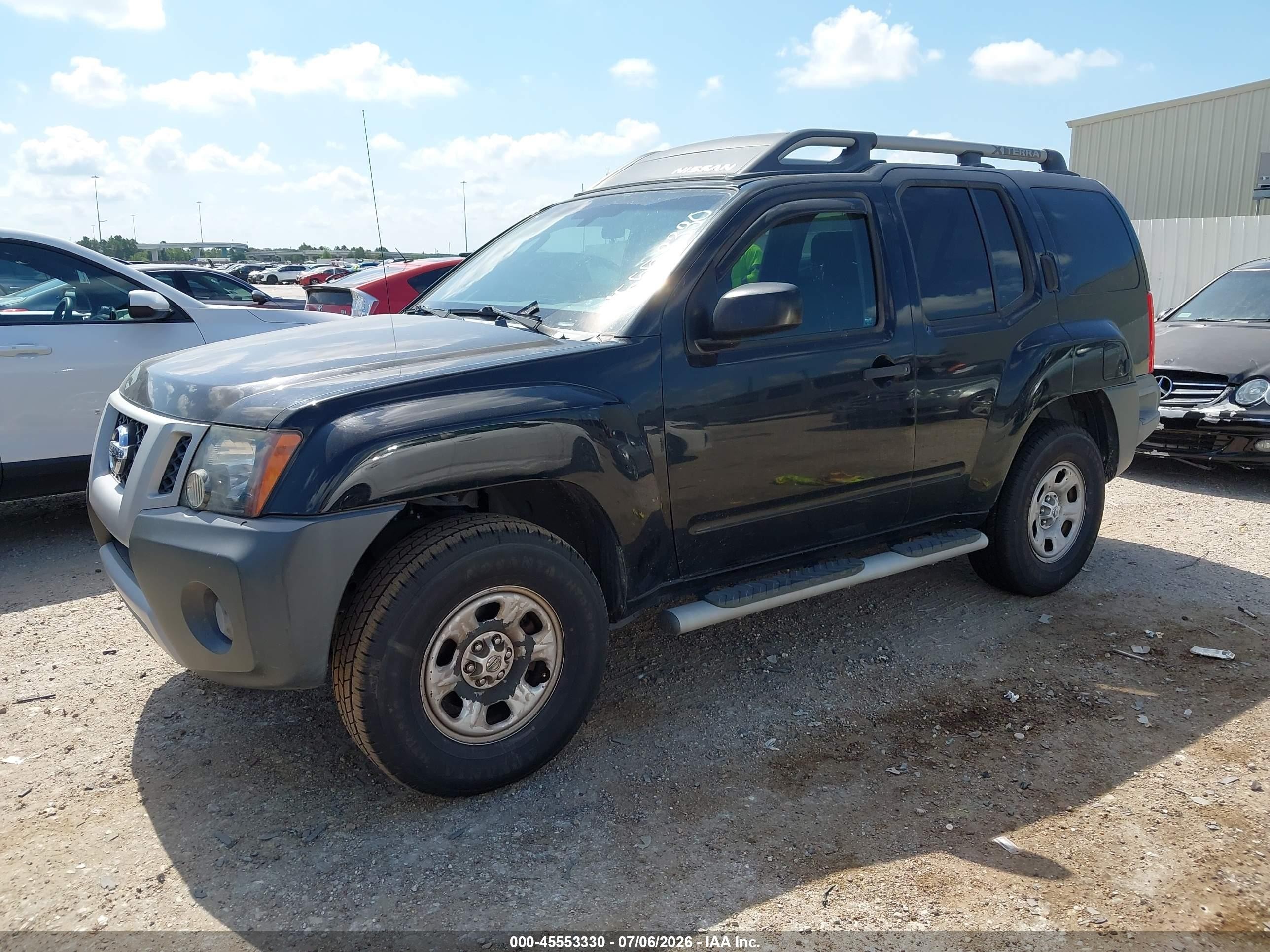 2011 Nissan Xterra X Black vin: 5N1AN0NUXBC523704