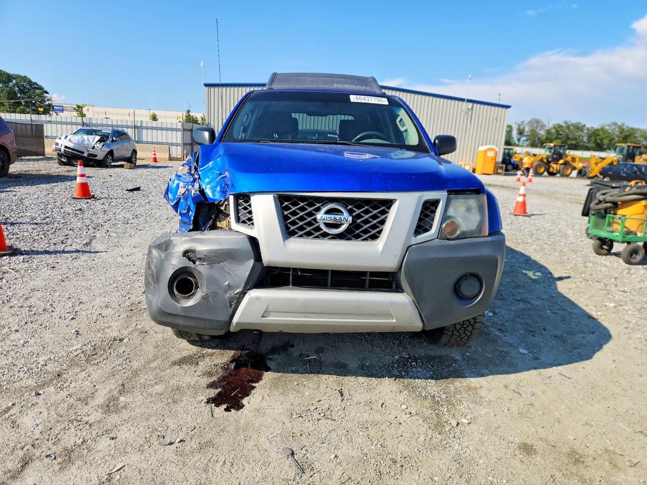 2013 Nissan Xterra X Blue vin: 5N1AN0NUXDN824464