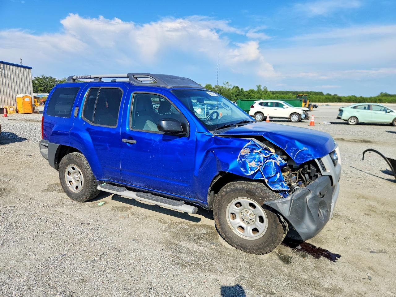 2013 Nissan Xterra X Blue vin: 5N1AN0NUXDN824464