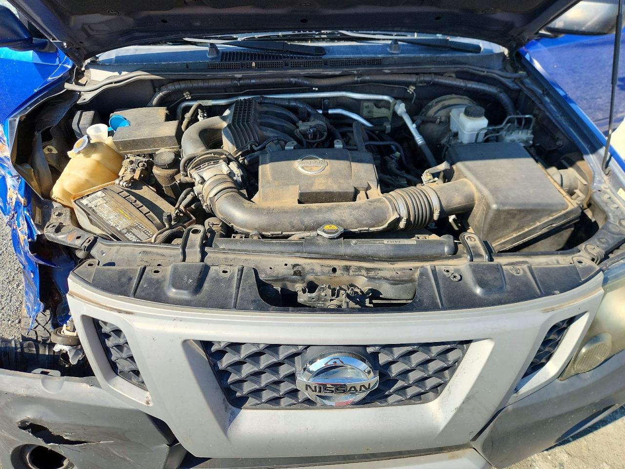 2013 Nissan Xterra X Blue vin: 5N1AN0NUXDN824464