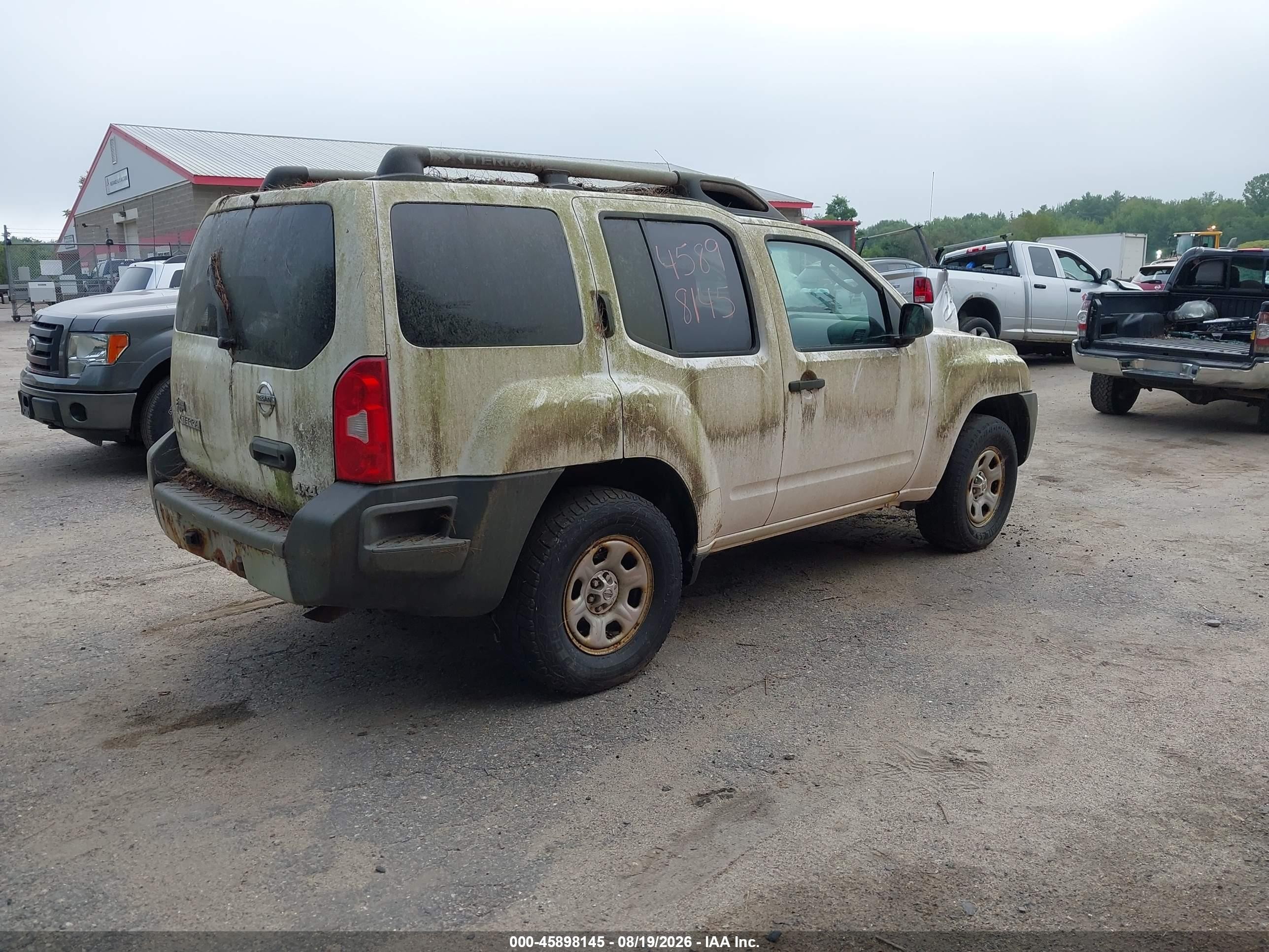 2010 Nissan Xterra X White vin: 5N1AN0NW0AC510511