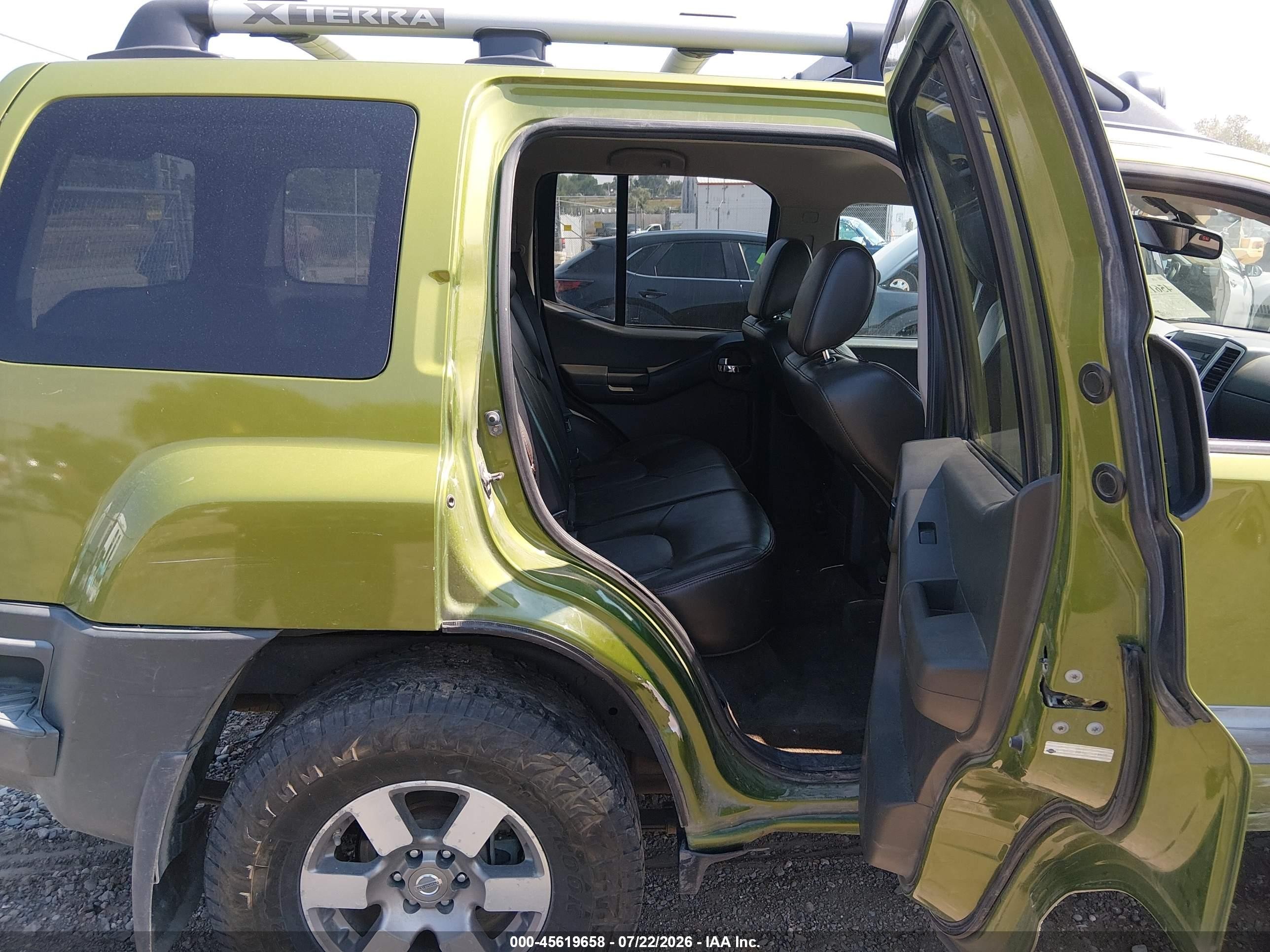 2011 Nissan Xterra Pro-4x Green vin: 5N1AN0NW0BC519601