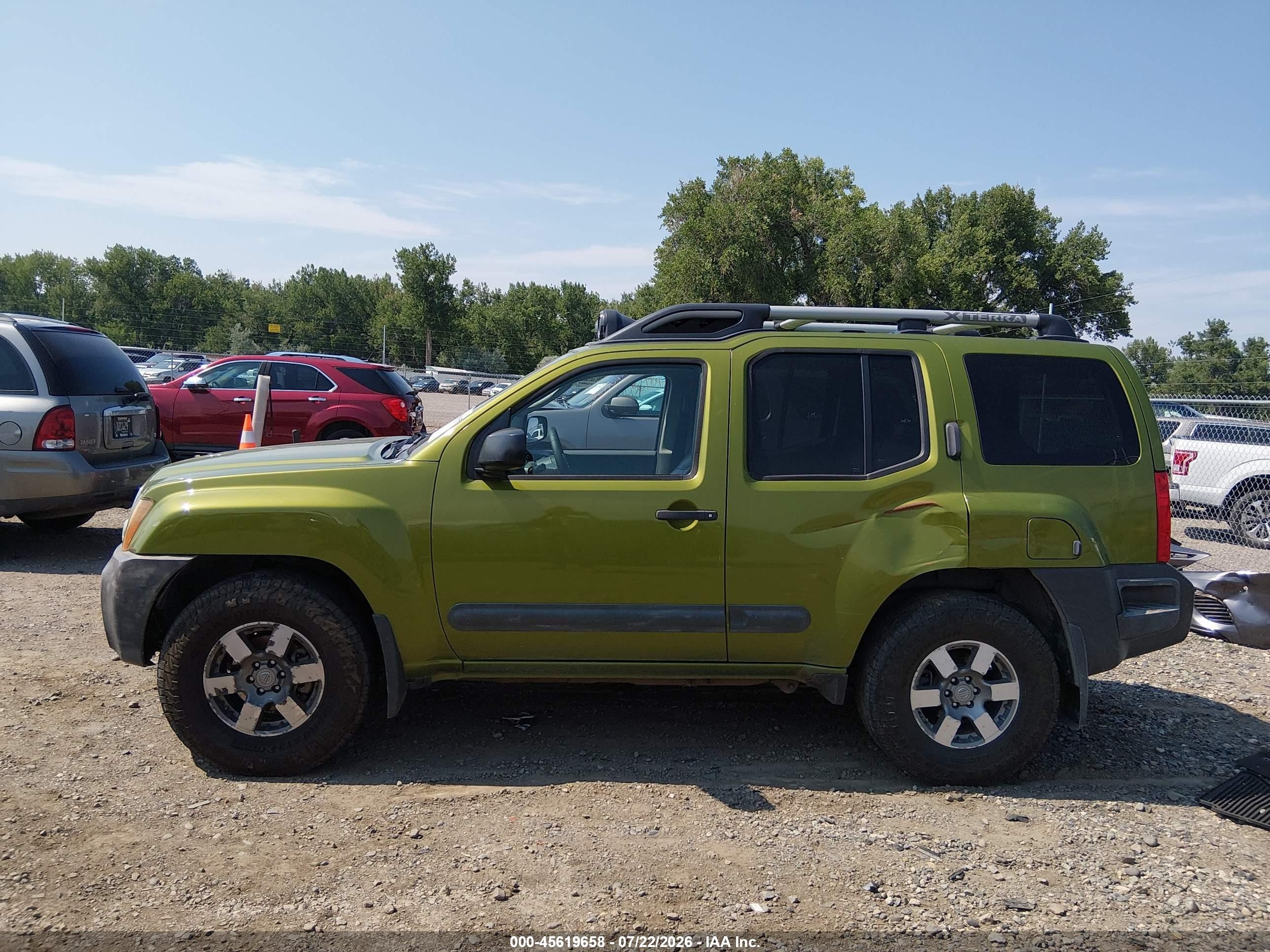 2011 Nissan Xterra Pro-4x Green vin: 5N1AN0NW0BC519601