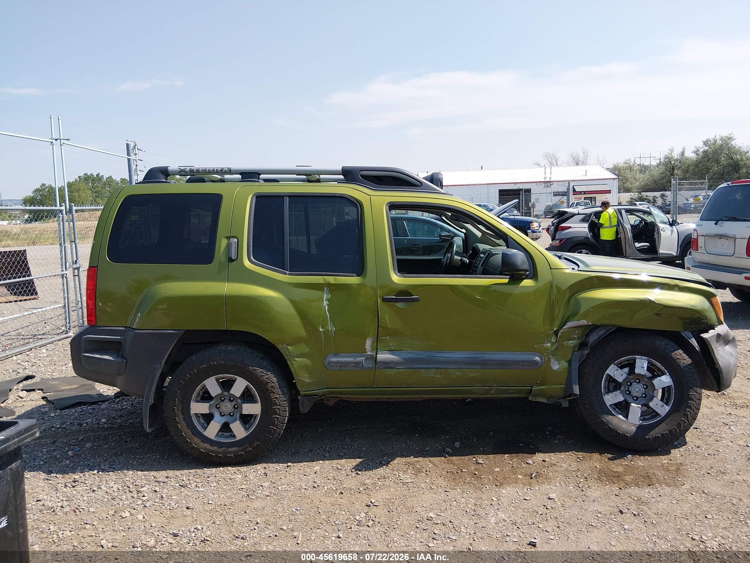 2011 Nissan Xterra Pro-4x Green vin: 5N1AN0NW0BC519601