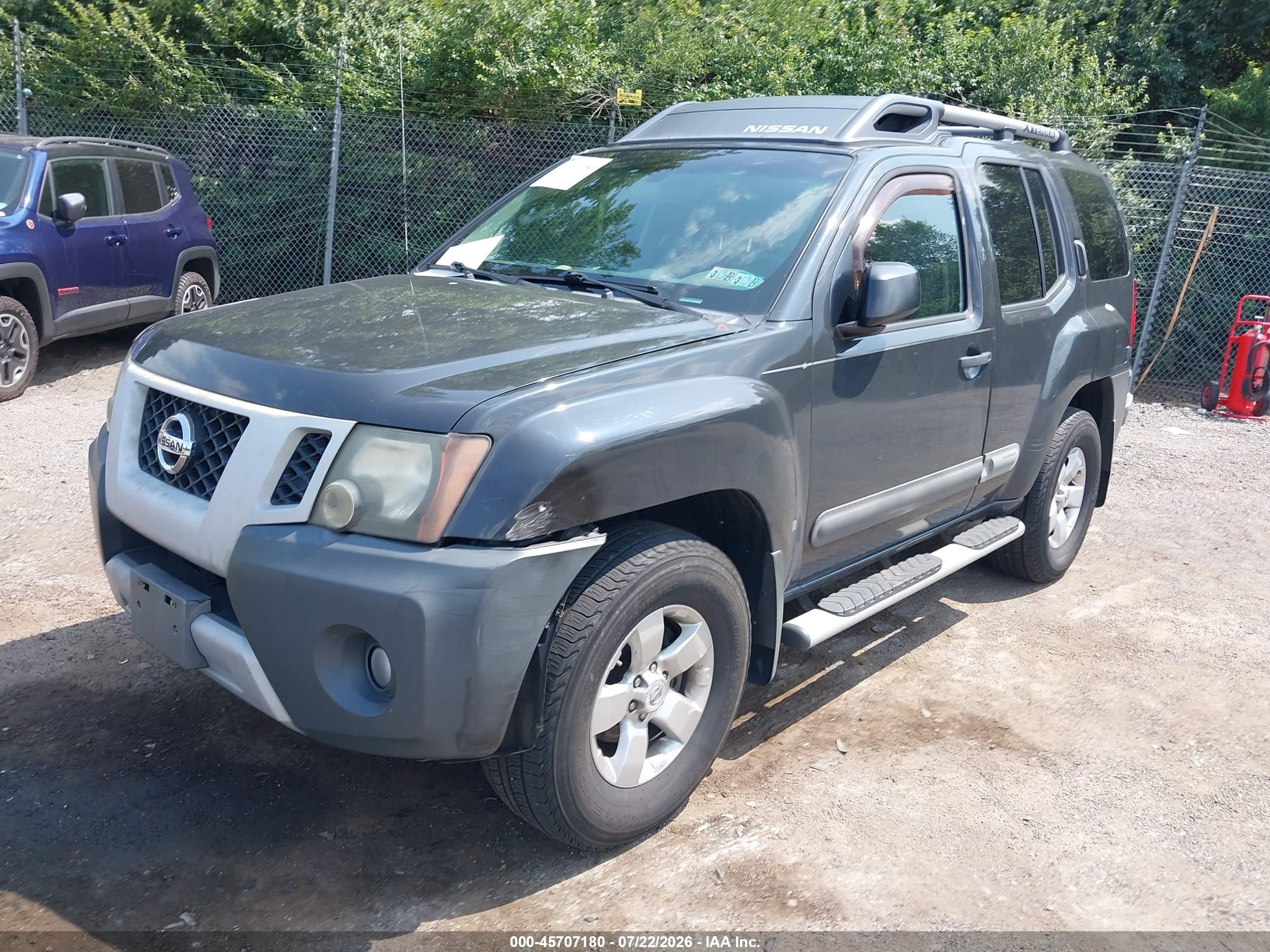 2012 Nissan Xterra S Gray vin: 5N1AN0NW0CC504694