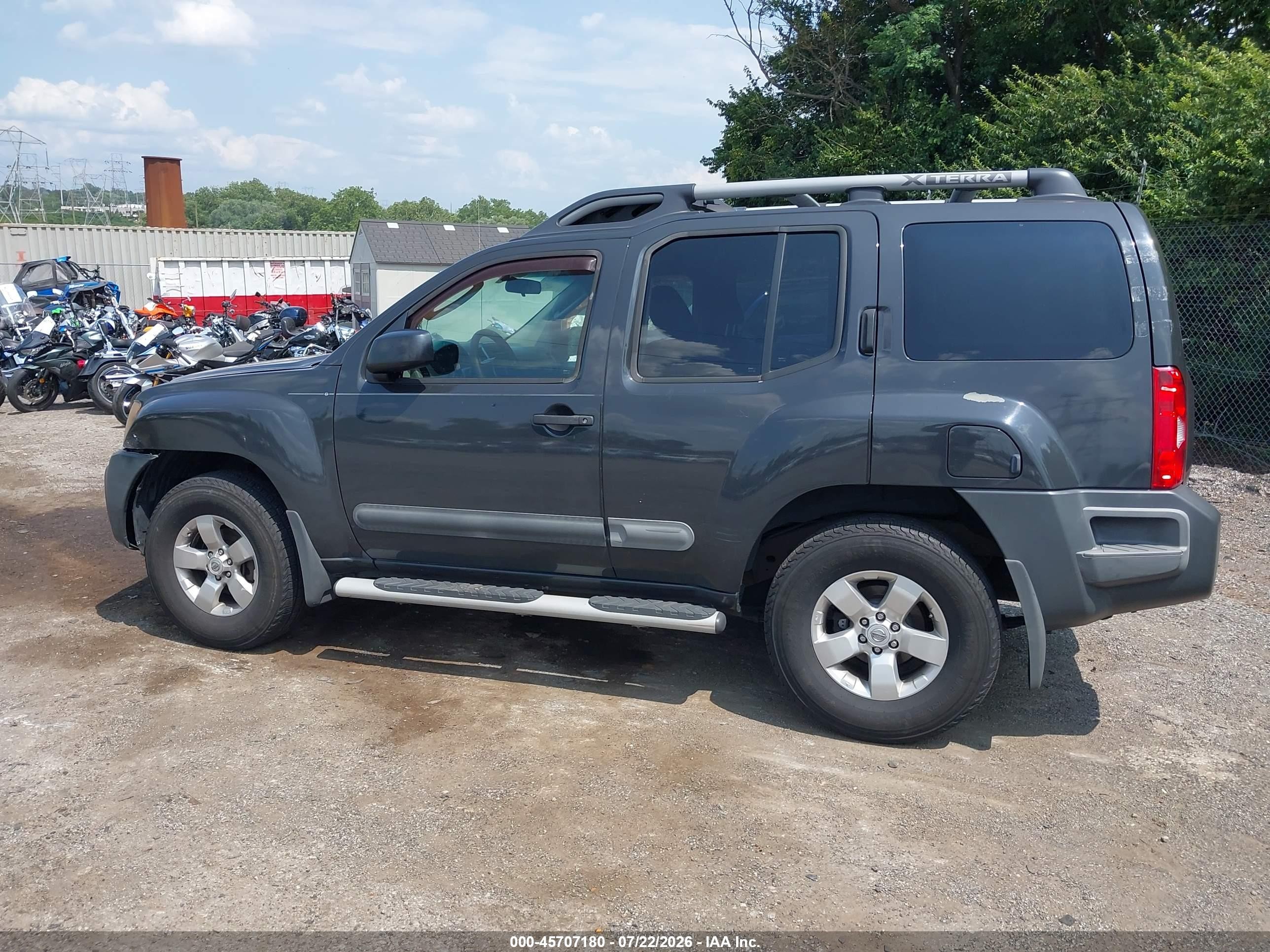 2012 Nissan Xterra S Gray vin: 5N1AN0NW0CC504694