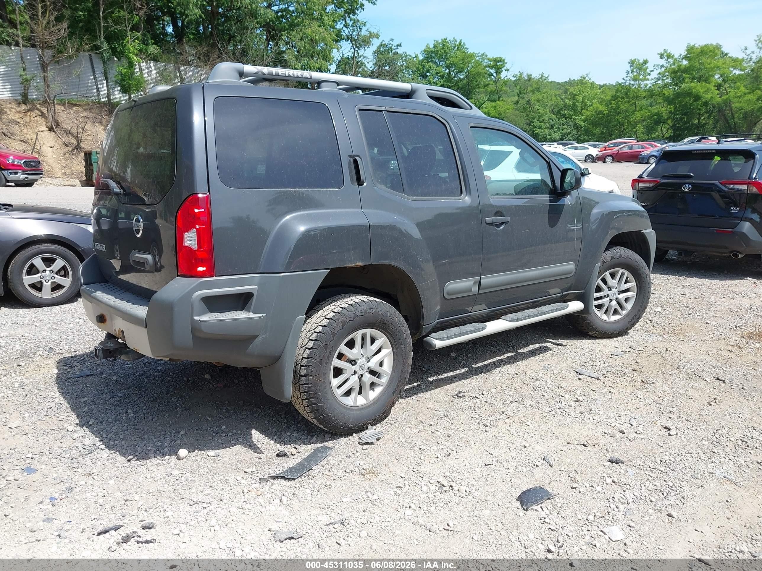 2015 Nissan Xterra S Gray vin: 5N1AN0NW0FN660338