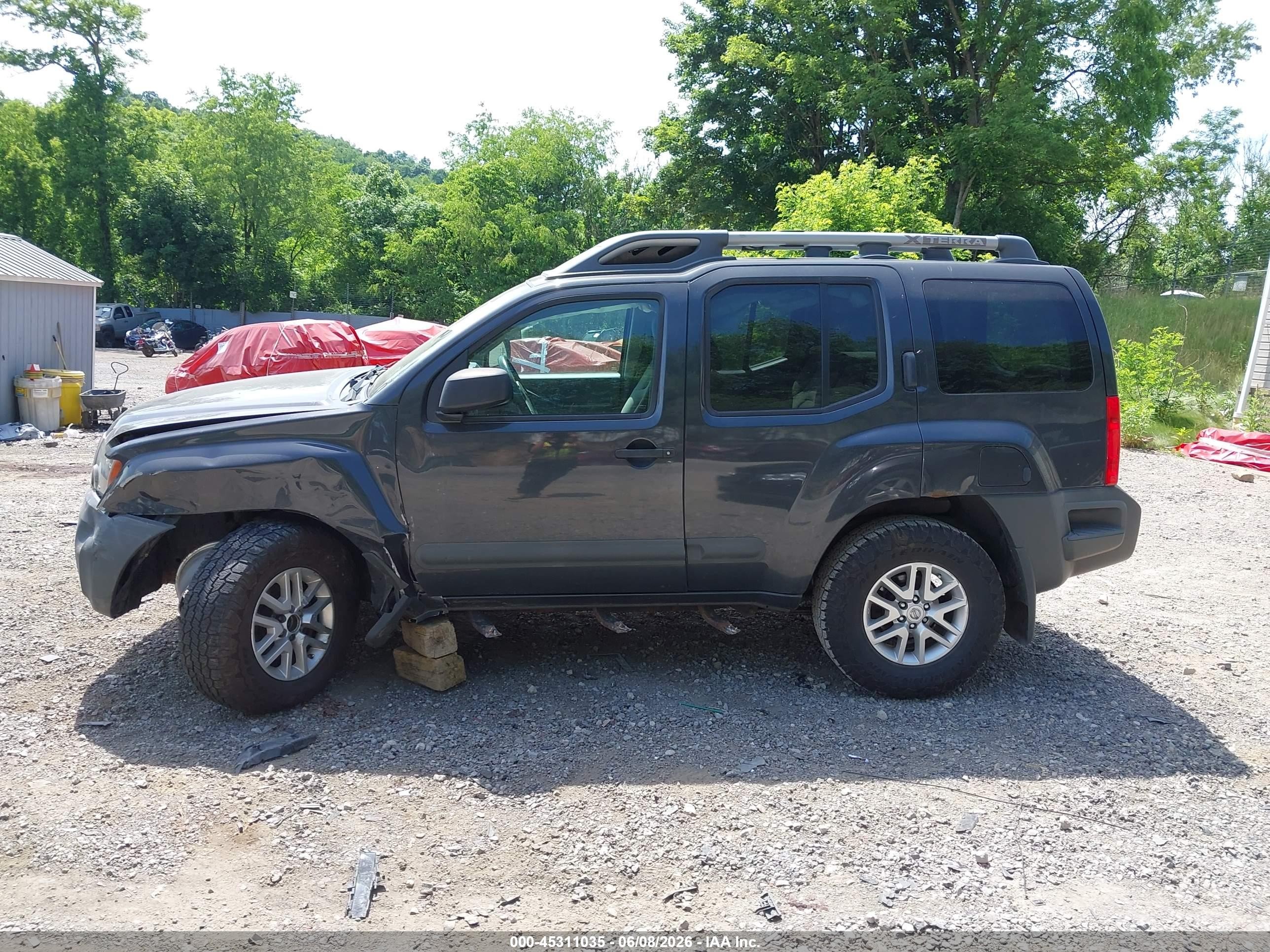 2015 Nissan Xterra S Gray vin: 5N1AN0NW0FN660338