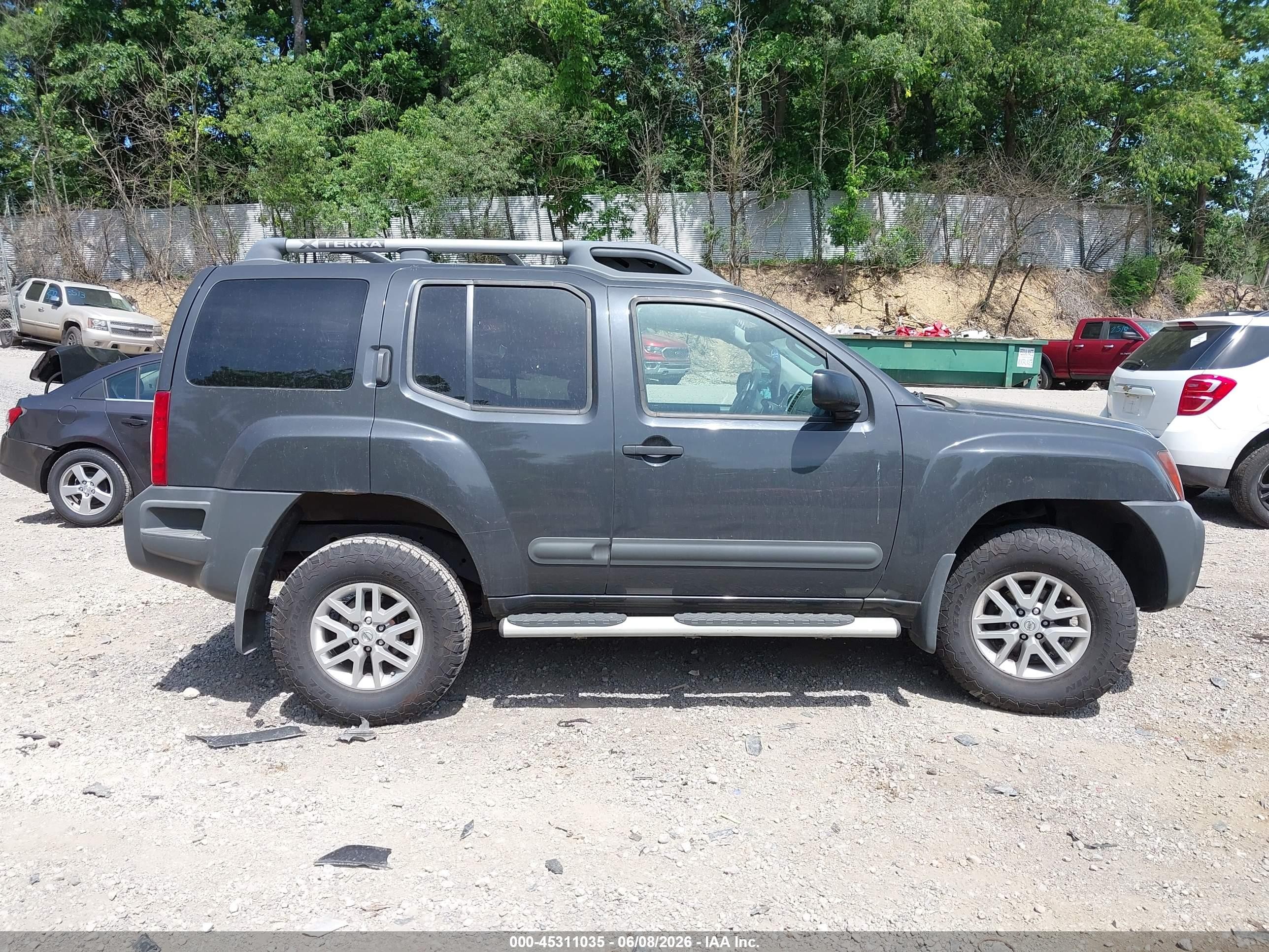 2015 Nissan Xterra S Gray vin: 5N1AN0NW0FN660338