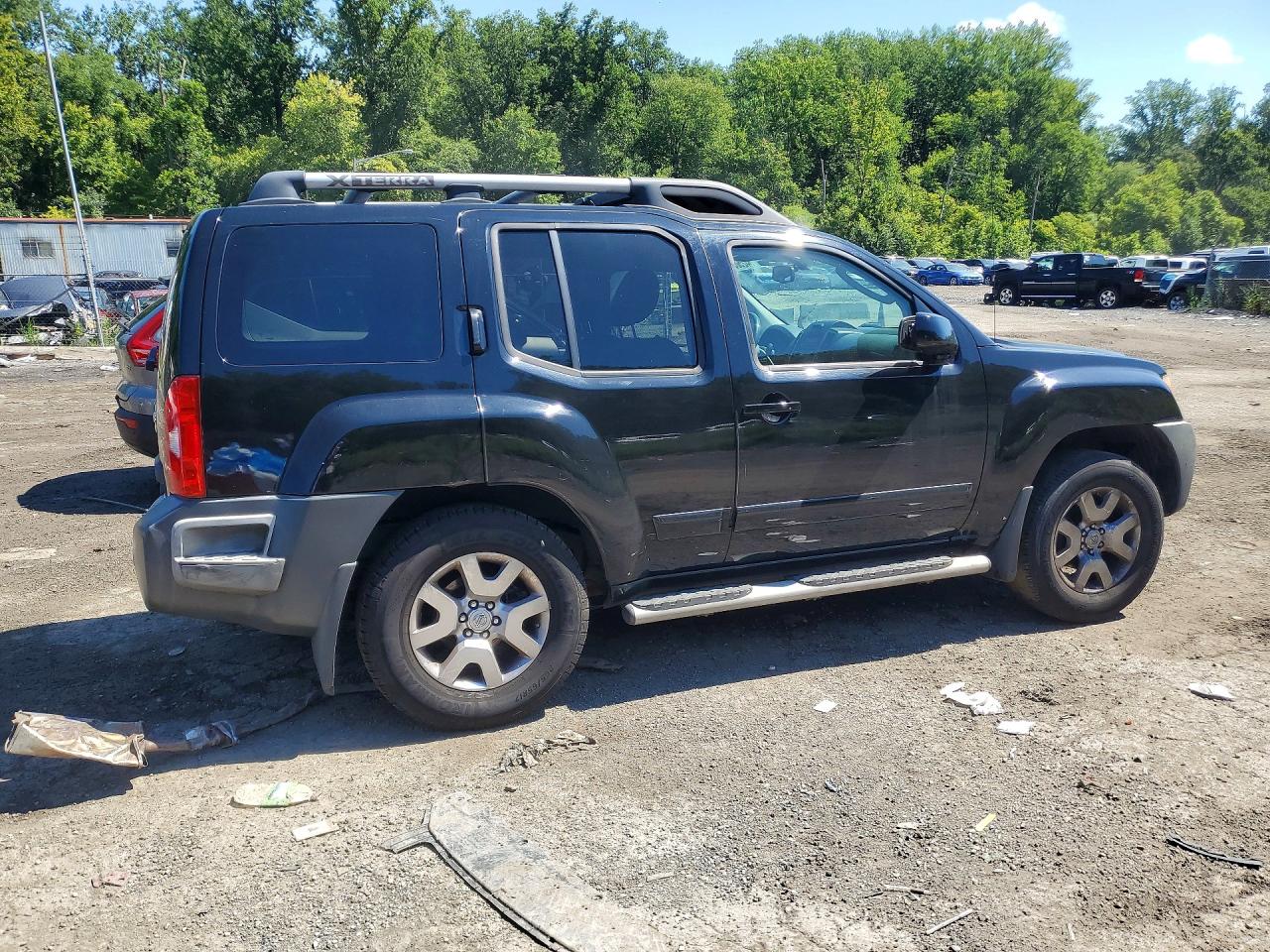 2010 Nissan Xterra X Black vin: 5N1AN0NW1AC503955