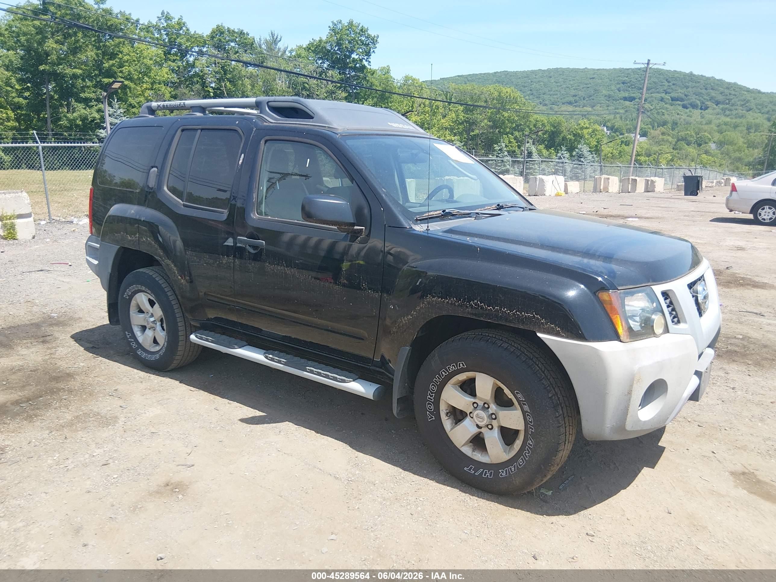2010 Nissan Xterra S Black vin: 5N1AN0NW1AC514776