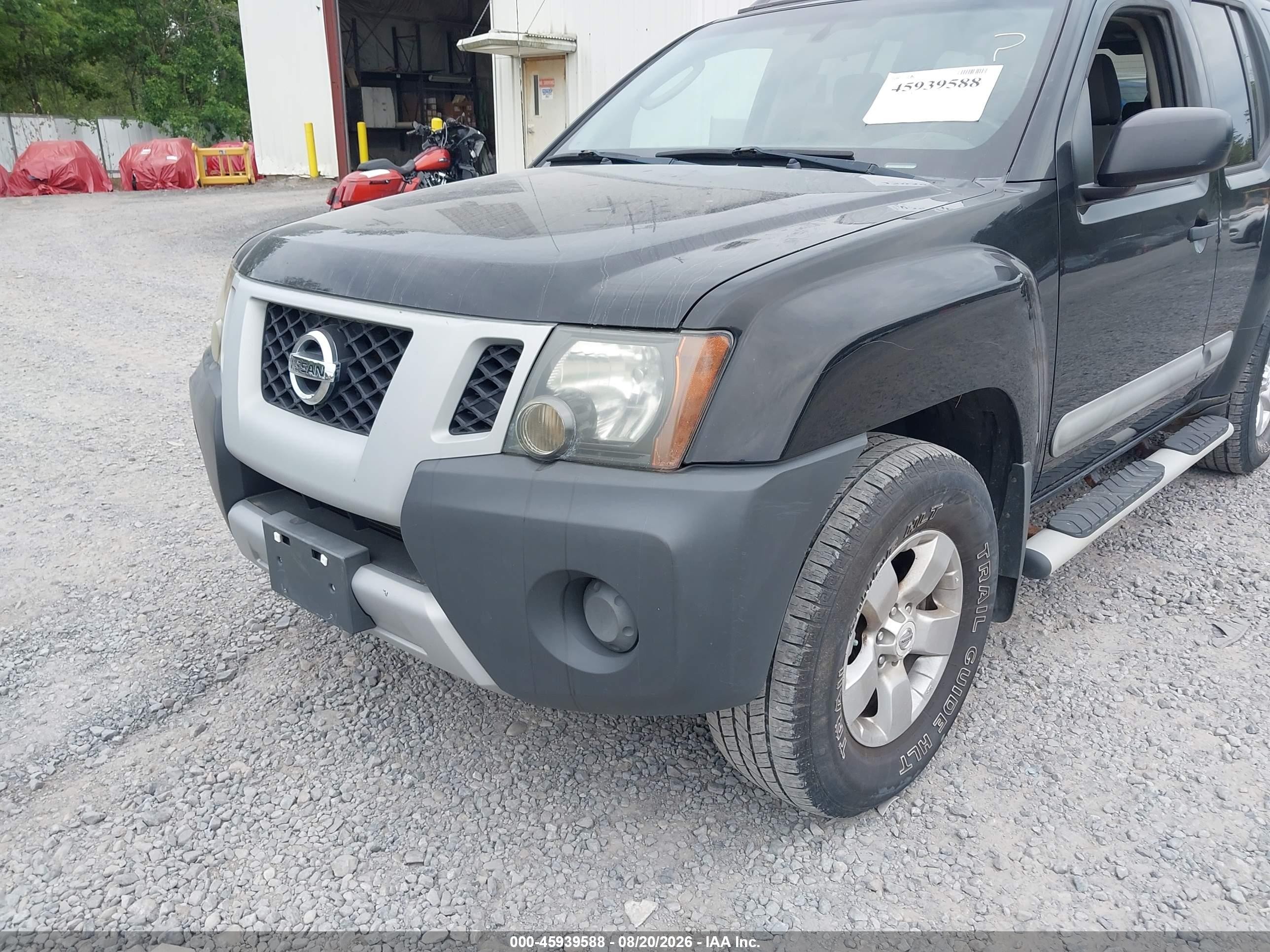 2011 Nissan Xterra S Black vin: 5N1AN0NW1BC514827