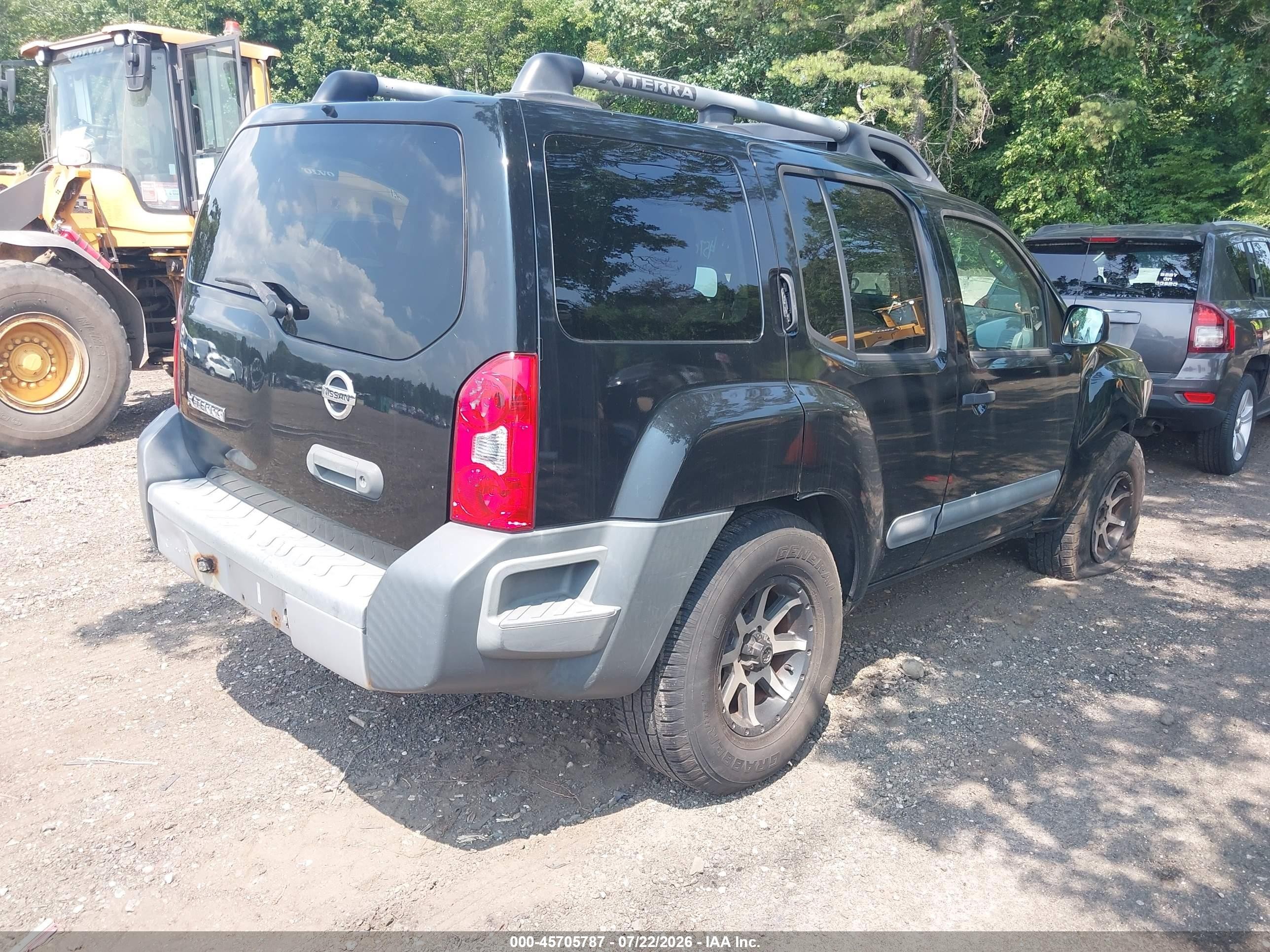2012 Nissan Xterra S Black vin: 5N1AN0NW1CC519608