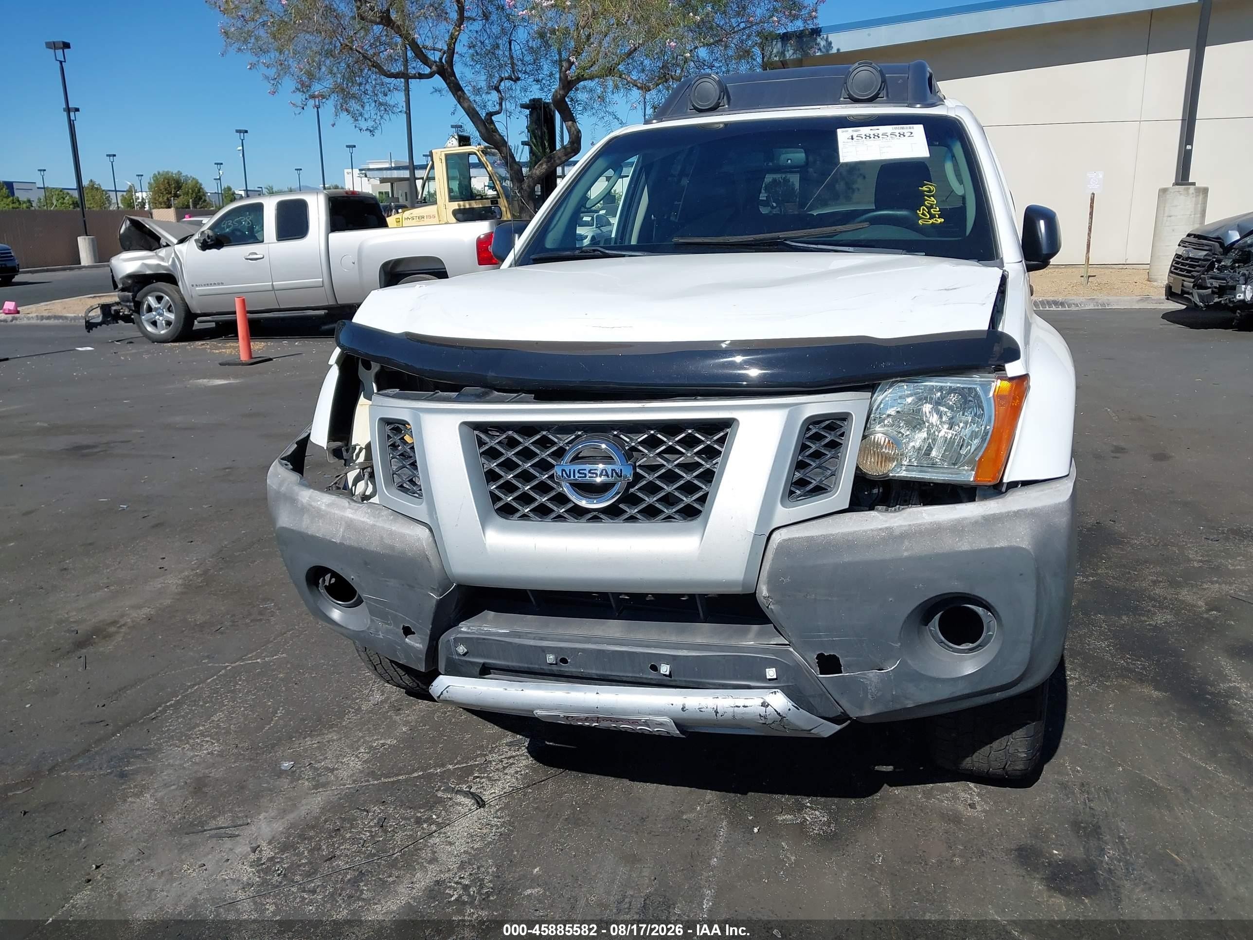2012 Nissan Xterra Pro-4x White vin: 5N1AN0NW1CC526364
