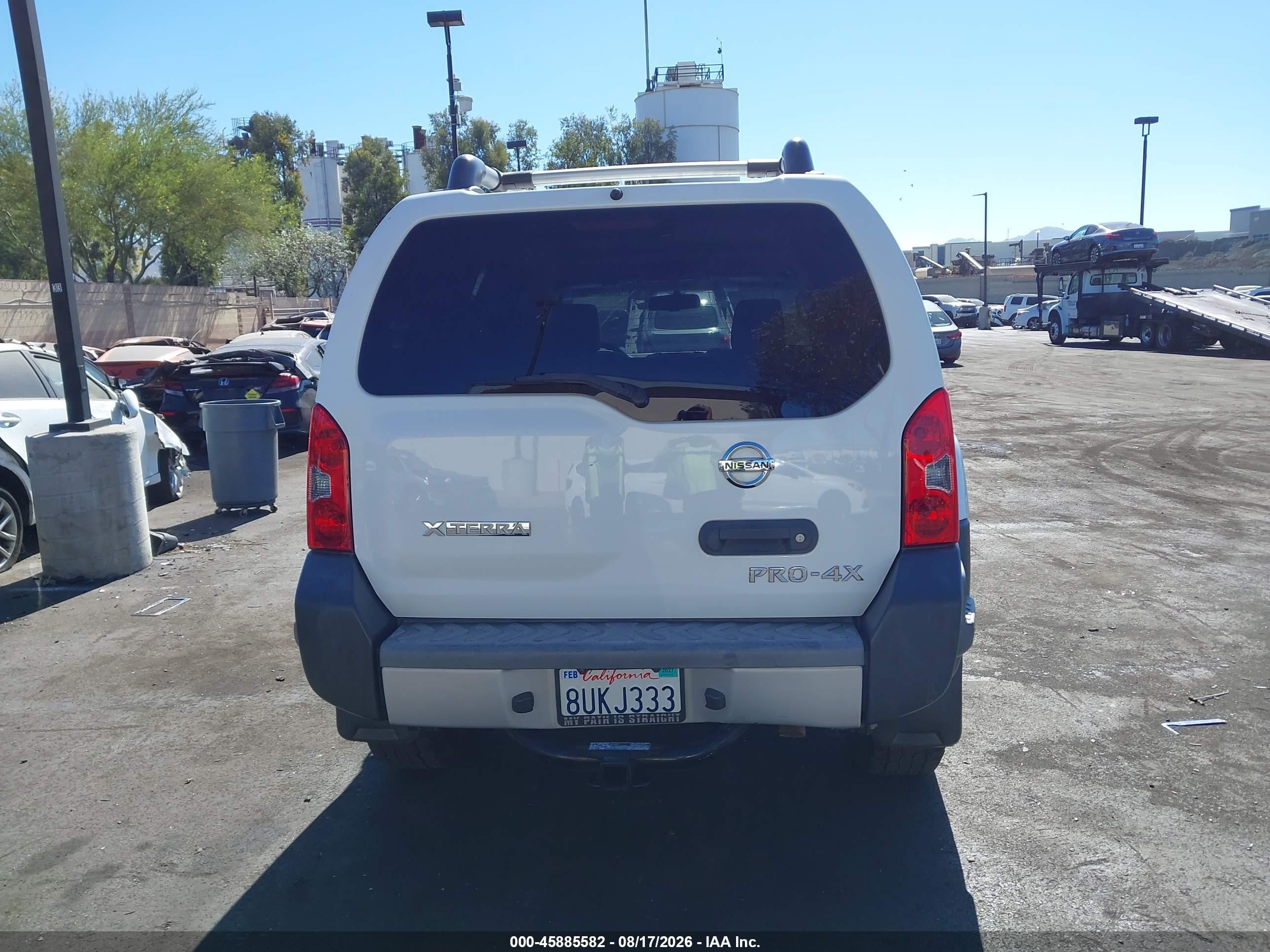 2012 Nissan Xterra Pro-4x White vin: 5N1AN0NW1CC526364