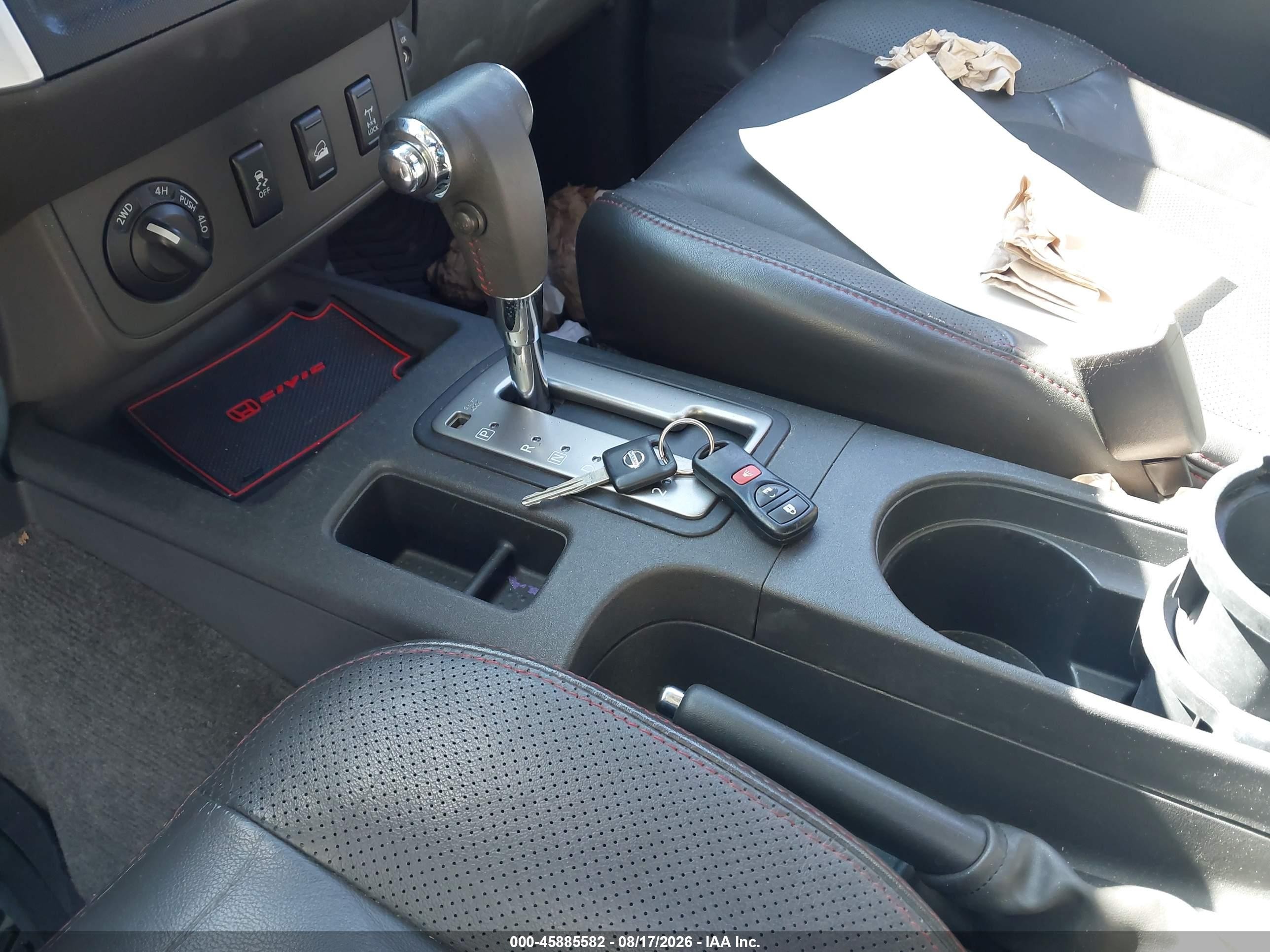 2012 Nissan Xterra Pro-4x White vin: 5N1AN0NW1CC526364
