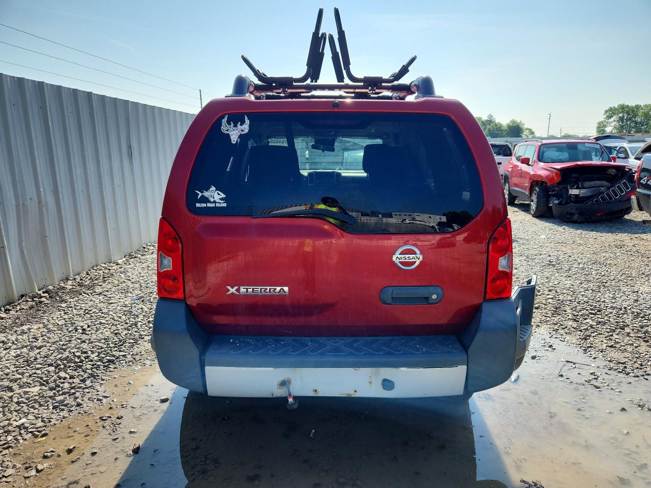 2015 Nissan Xterra X Red vin: 5N1AN0NW1FN650319