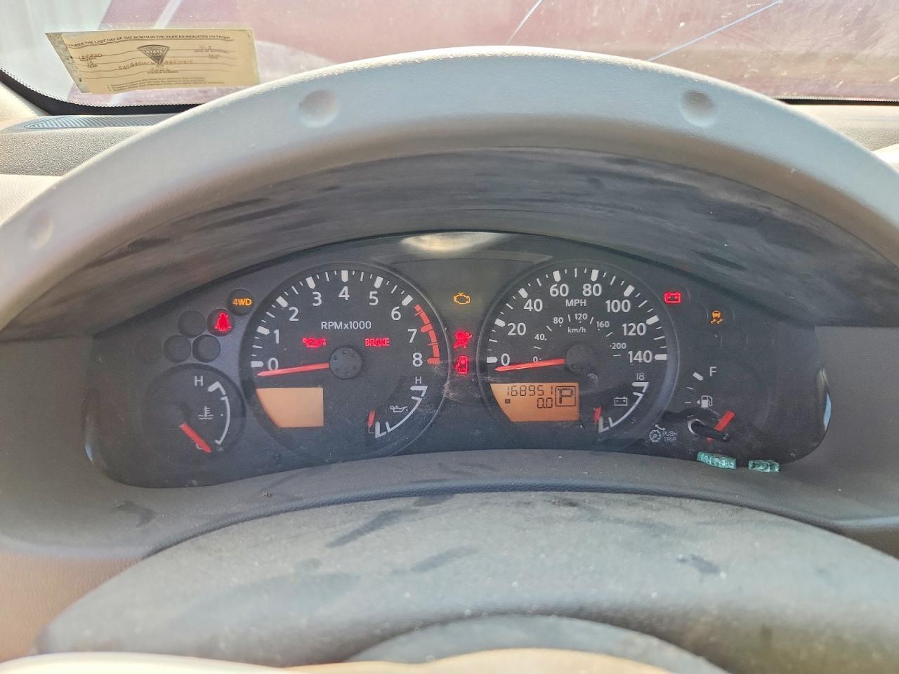 2015 Nissan Xterra X Red vin: 5N1AN0NW1FN650319