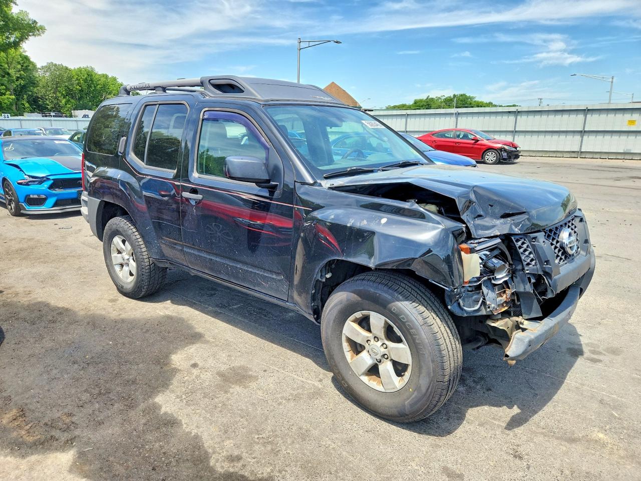 2010 Nissan Xterra X Black vin: 5N1AN0NW2AC511580