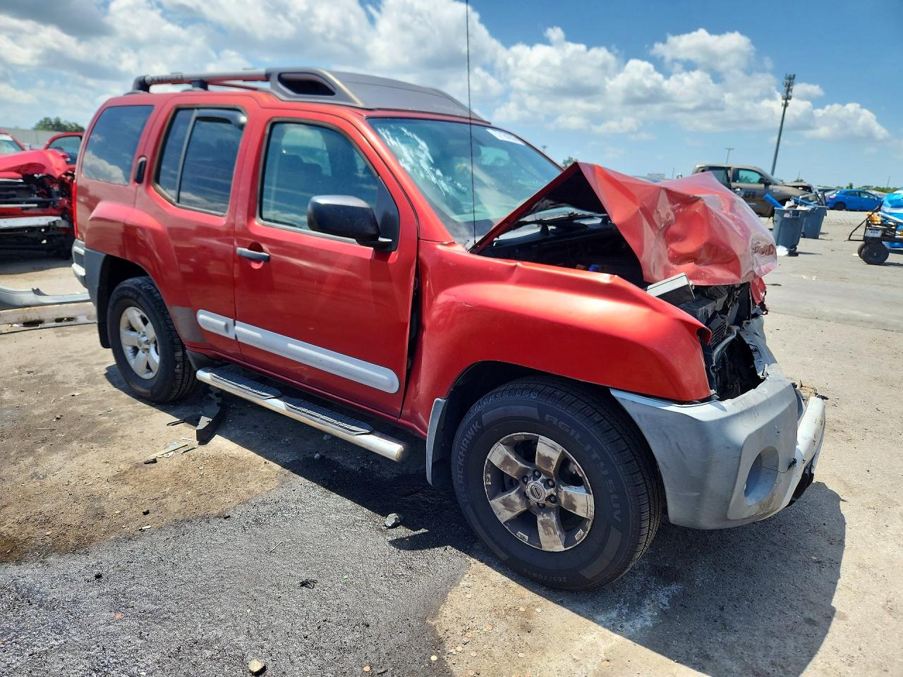2011 Nissan Xterra X Red vin: 5N1AN0NW2BC506493