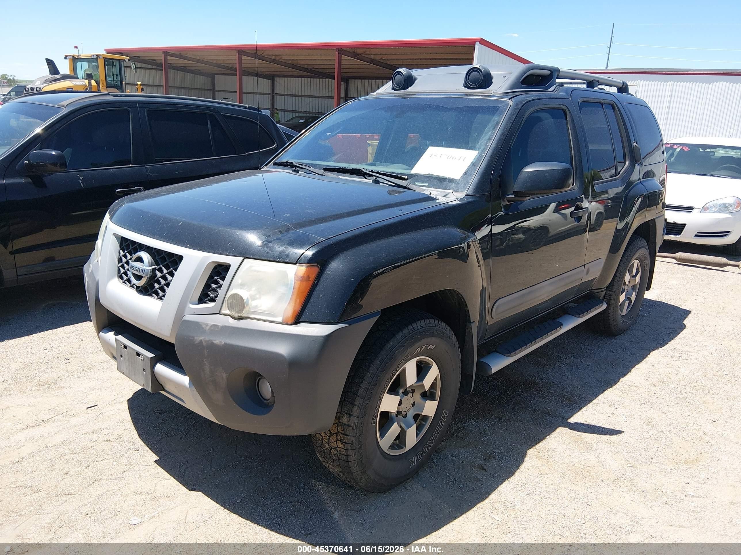 2012 Nissan Xterra Pro-4x Black vin: 5N1AN0NW2CC500758