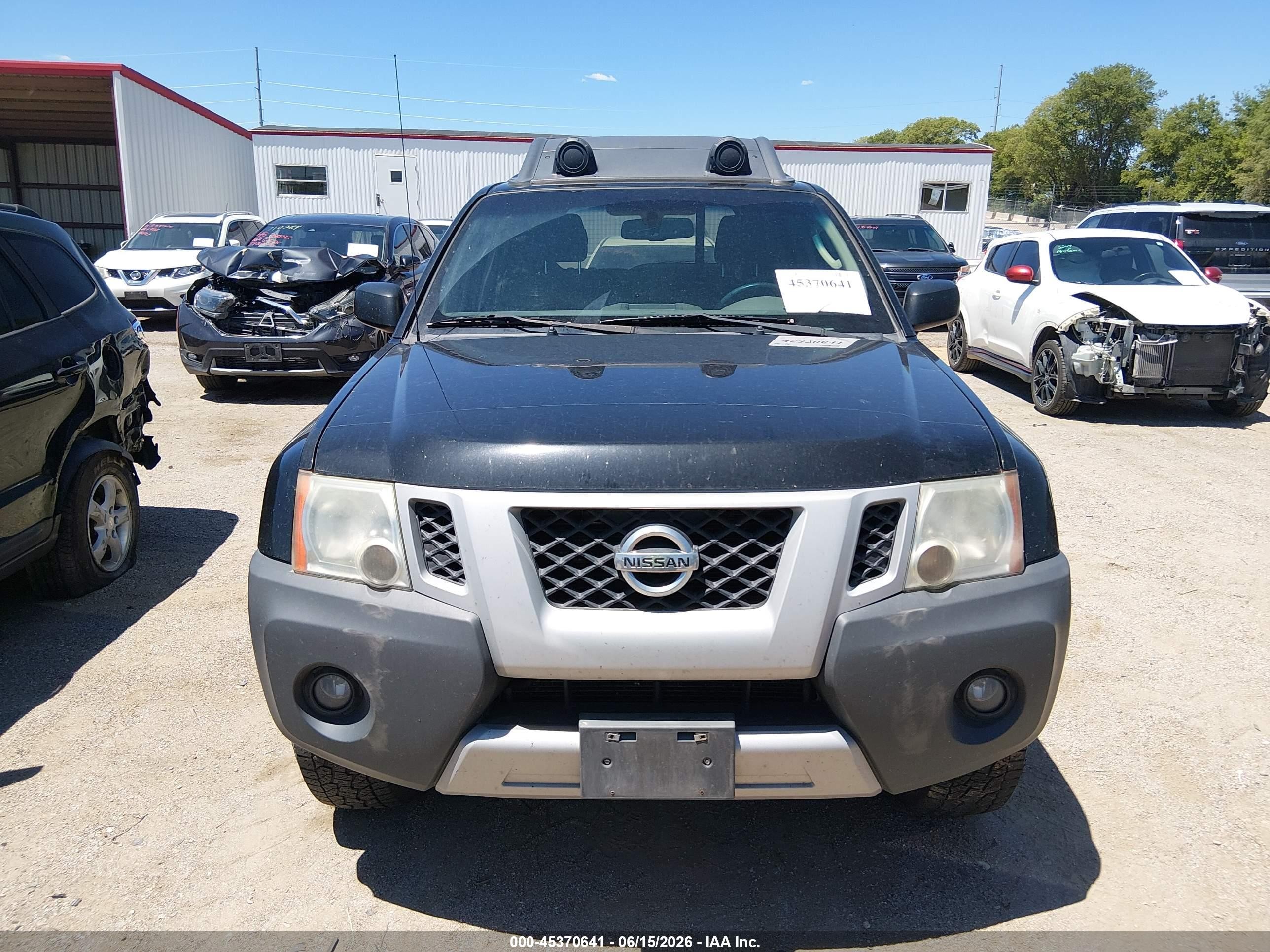 2012 Nissan Xterra Pro-4x Black vin: 5N1AN0NW2CC500758