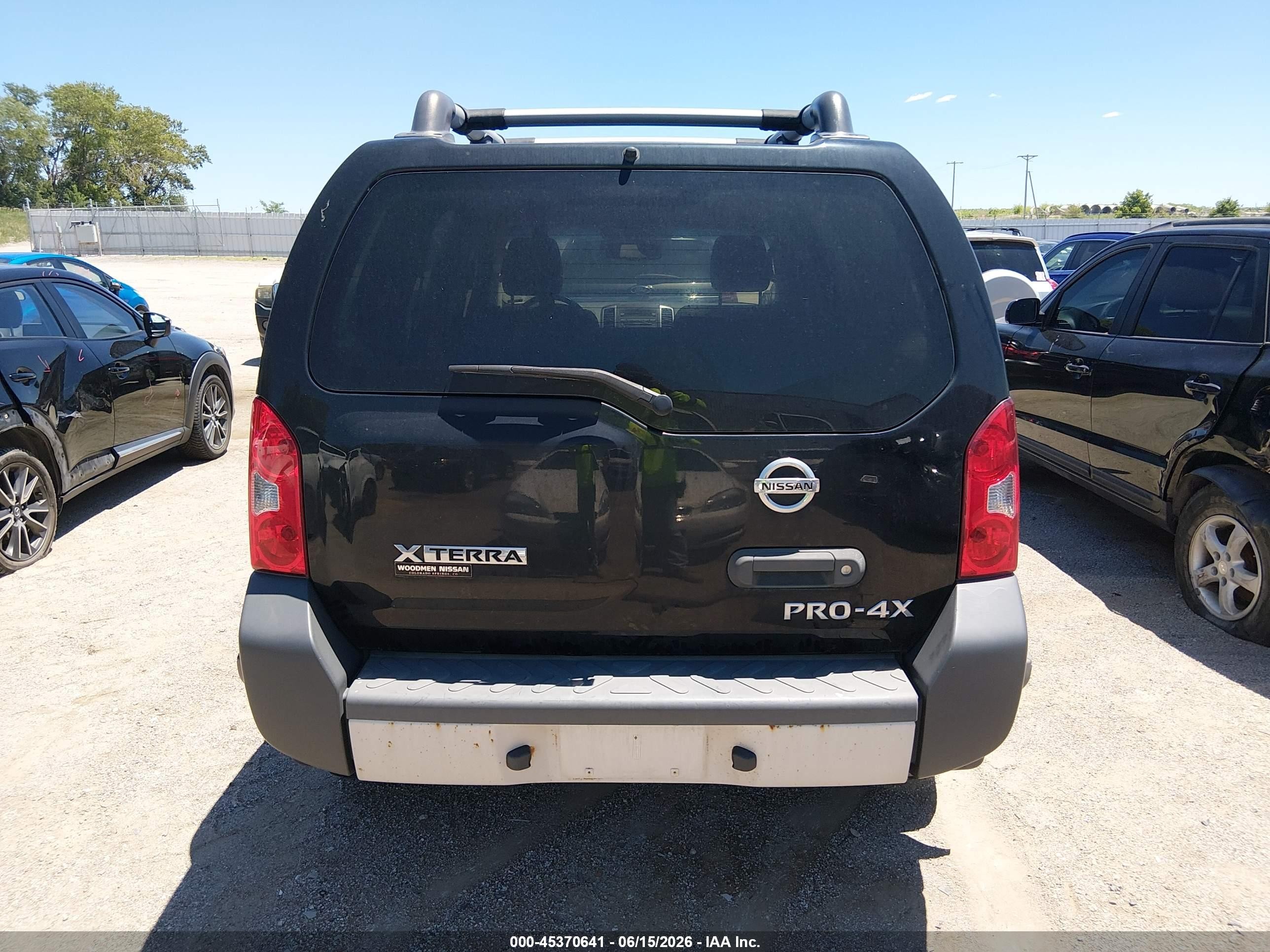 2012 Nissan Xterra Pro-4x Black vin: 5N1AN0NW2CC500758