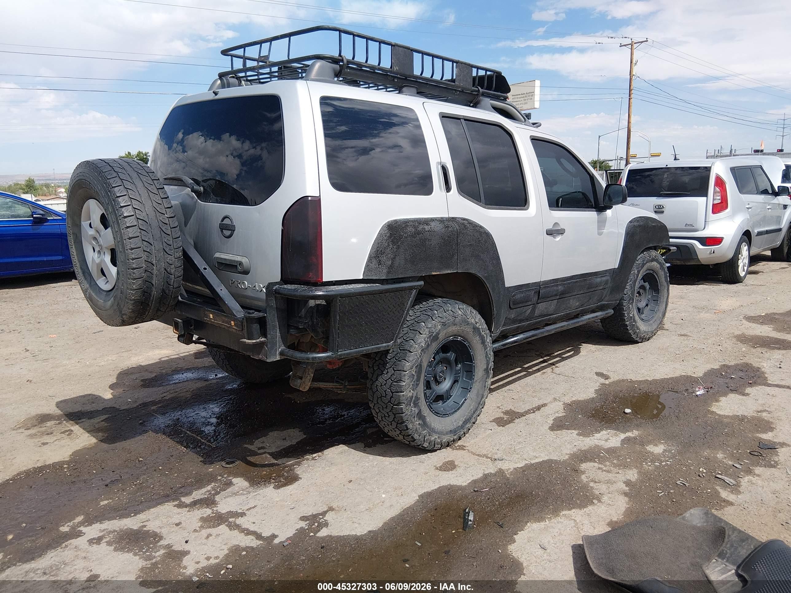 2012 Nissan Xterra Pro-4x Gray vin: 5N1AN0NW2CC523036