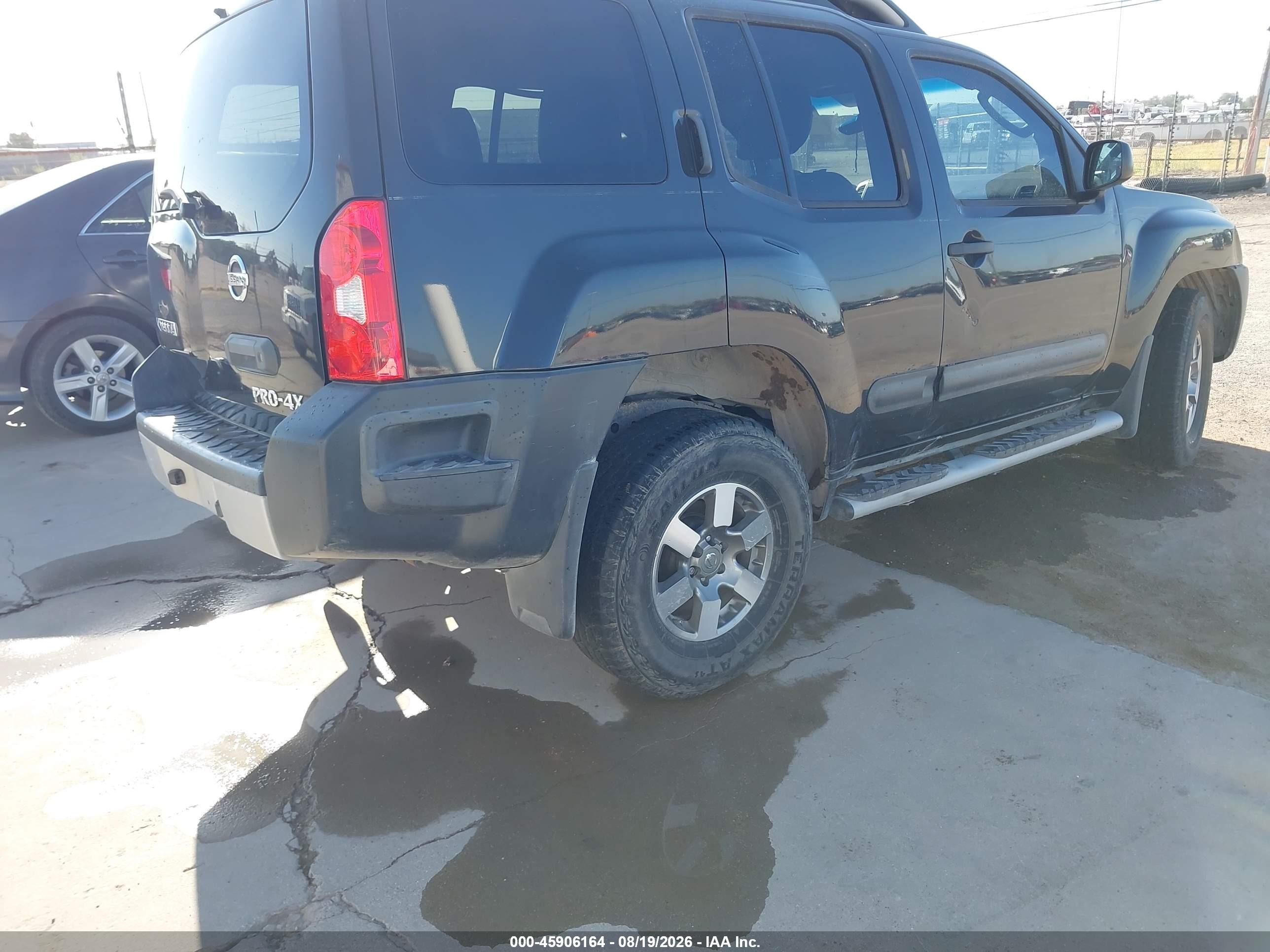 2012 Nissan Xterra Pro-4x Black vin: 5N1AN0NW2CC525949