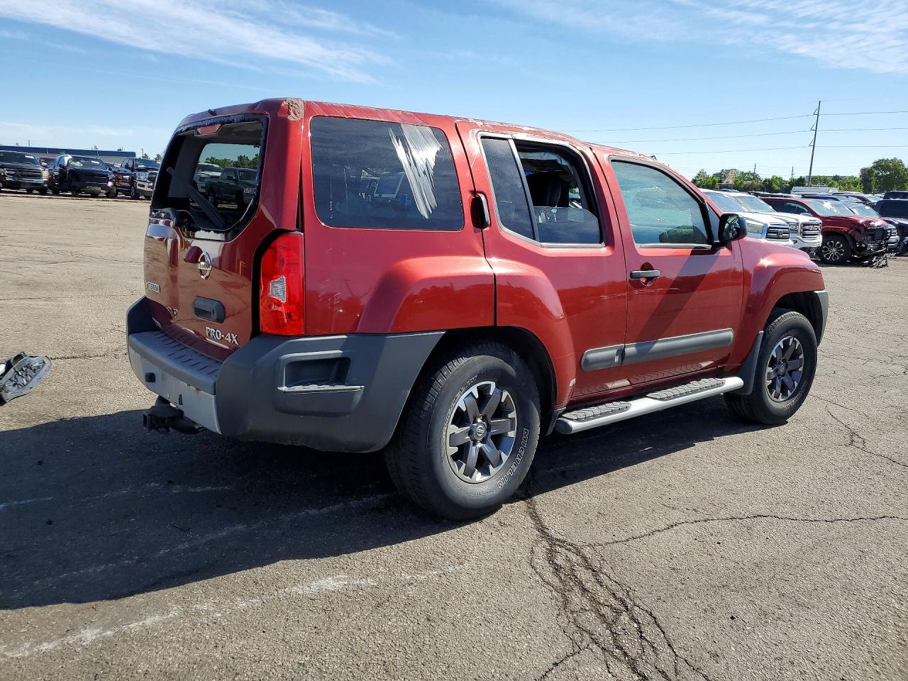 2014 Nissan Xterra X Burgundy vin: 5N1AN0NW2EN804471