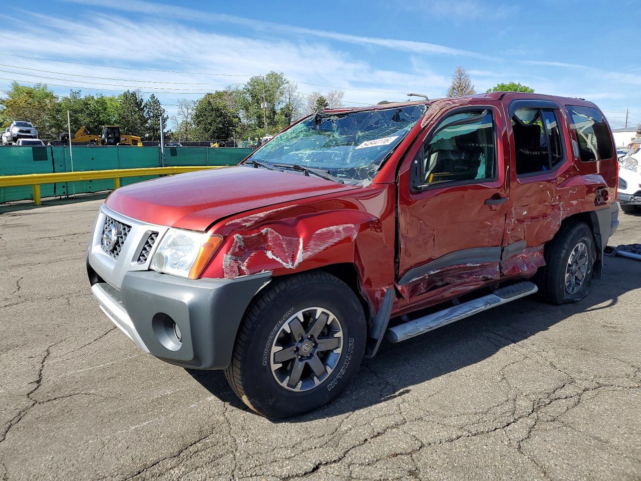 2014 Nissan Xterra X Burgundy vin: 5N1AN0NW2EN804471