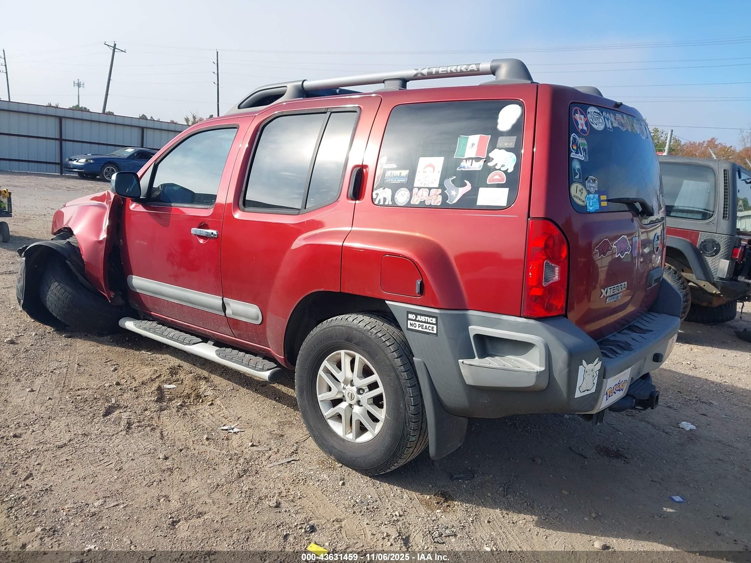 2015 Nissan Xterra S Red vin: 5N1AN0NW2FN653441