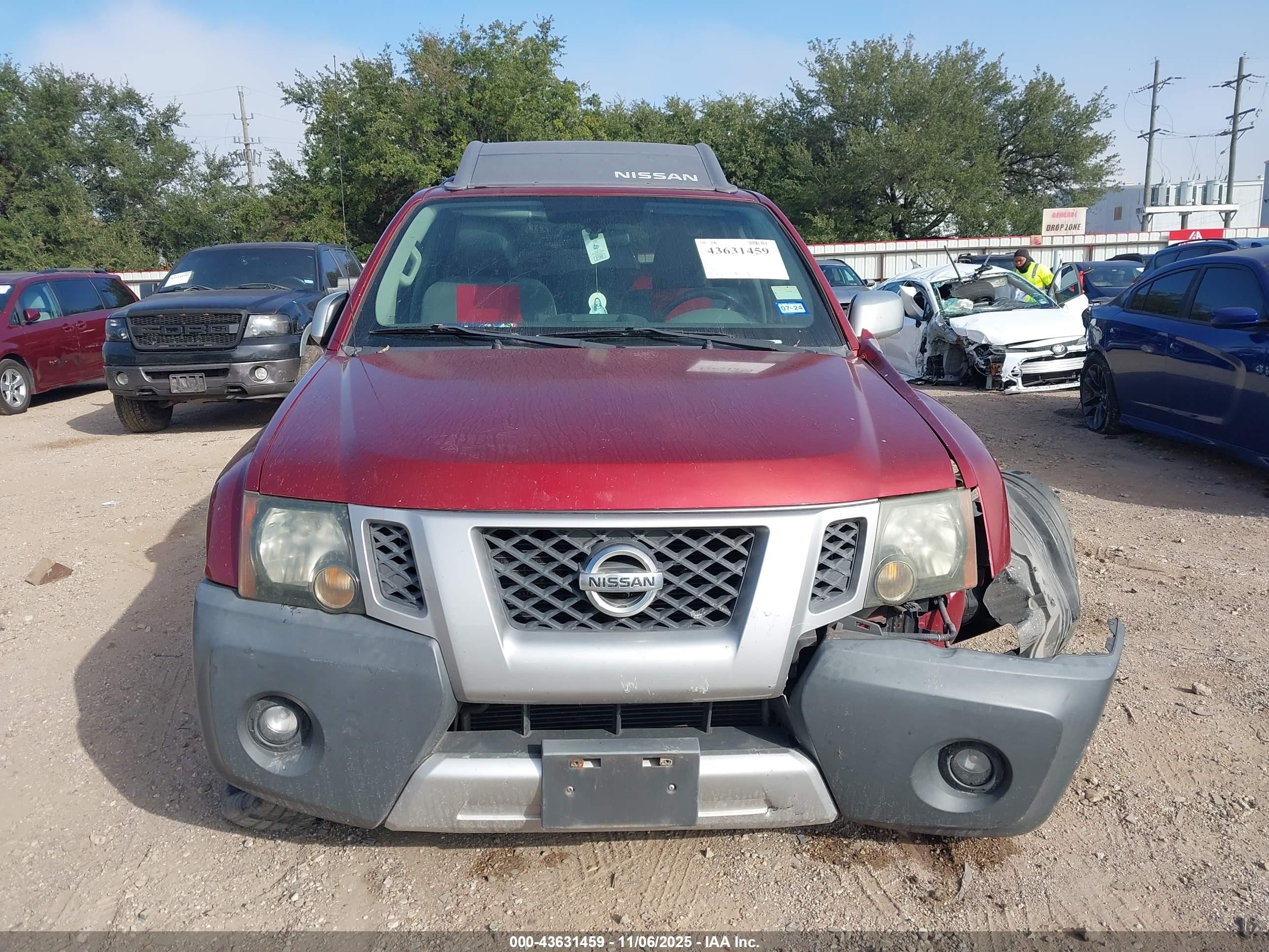 2015 Nissan Xterra S Red vin: 5N1AN0NW2FN653441